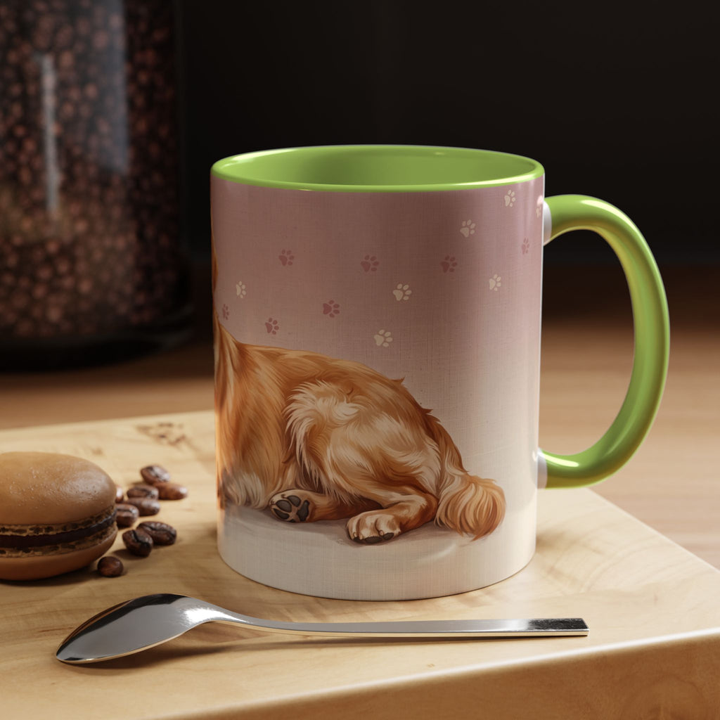 Golden Retriever Lying Down Mug | Golden Retriever Lover Gift | Cute Dog Coffee Mug