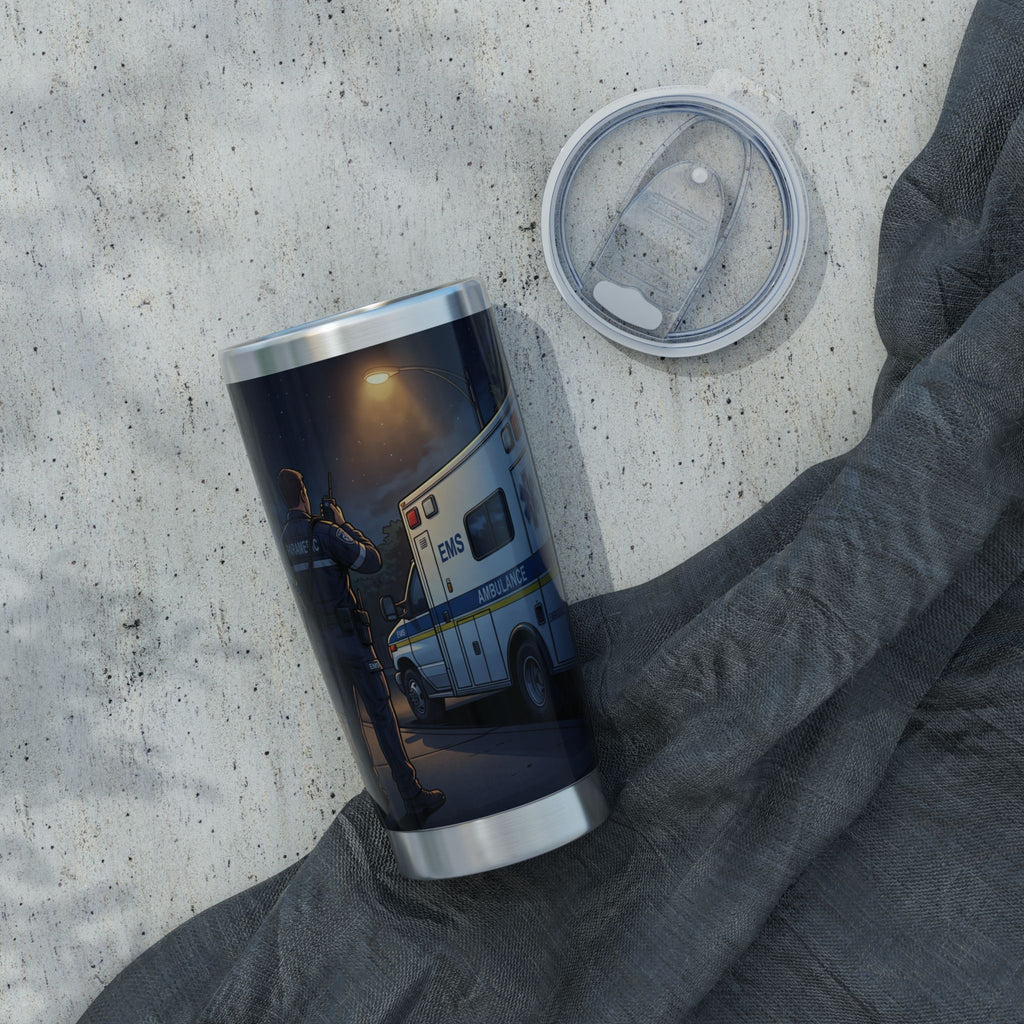 Paramedic/EMT 20oz Tumbler – Night Shift Illustrated Design
