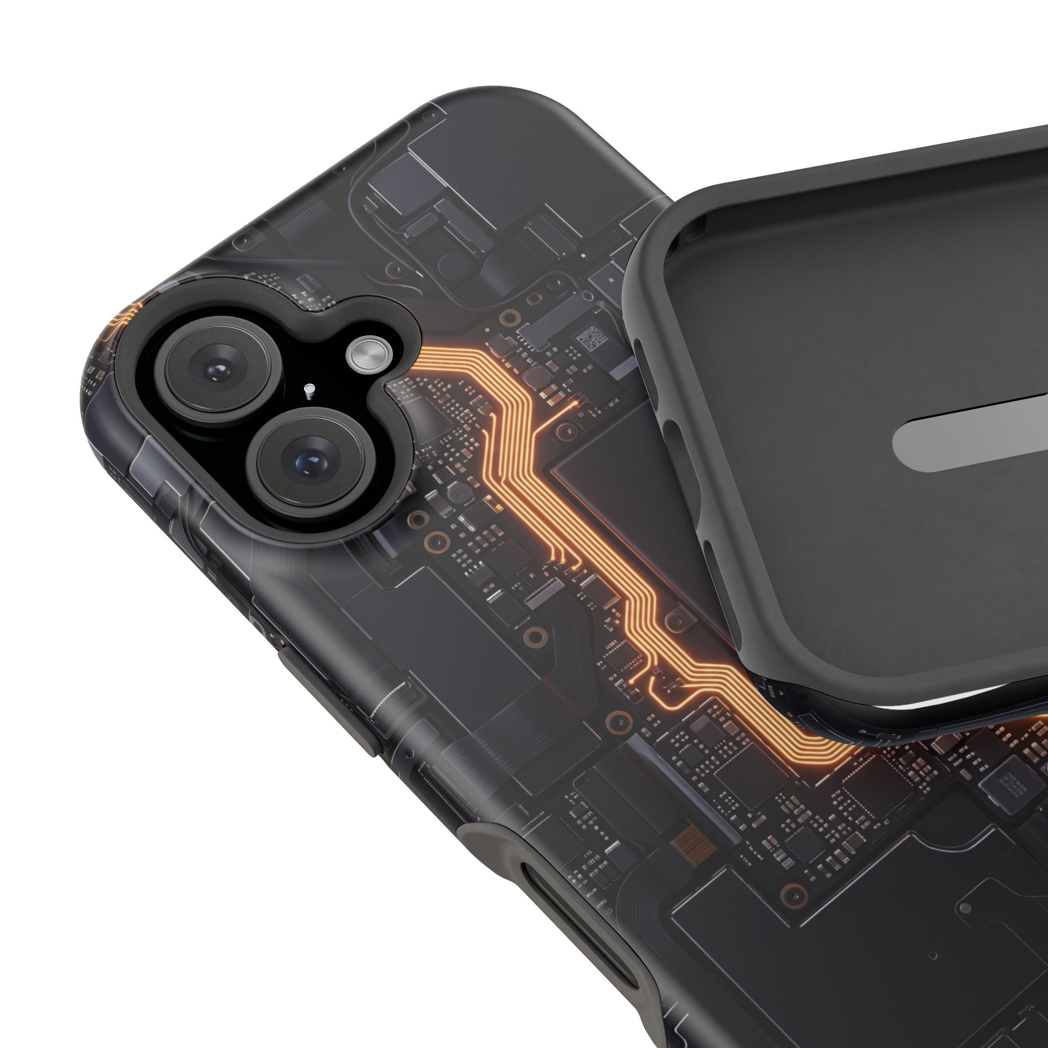 Electrician Circuit Bolt Phone Case — Impact-Resistant Wireless Charging Cover
