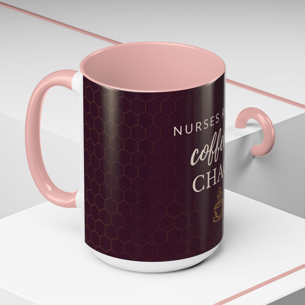 Coffee Mug for Nurses | Nurses run on coffee & chaos | Nurse Appreciation Gift | Gift for Her