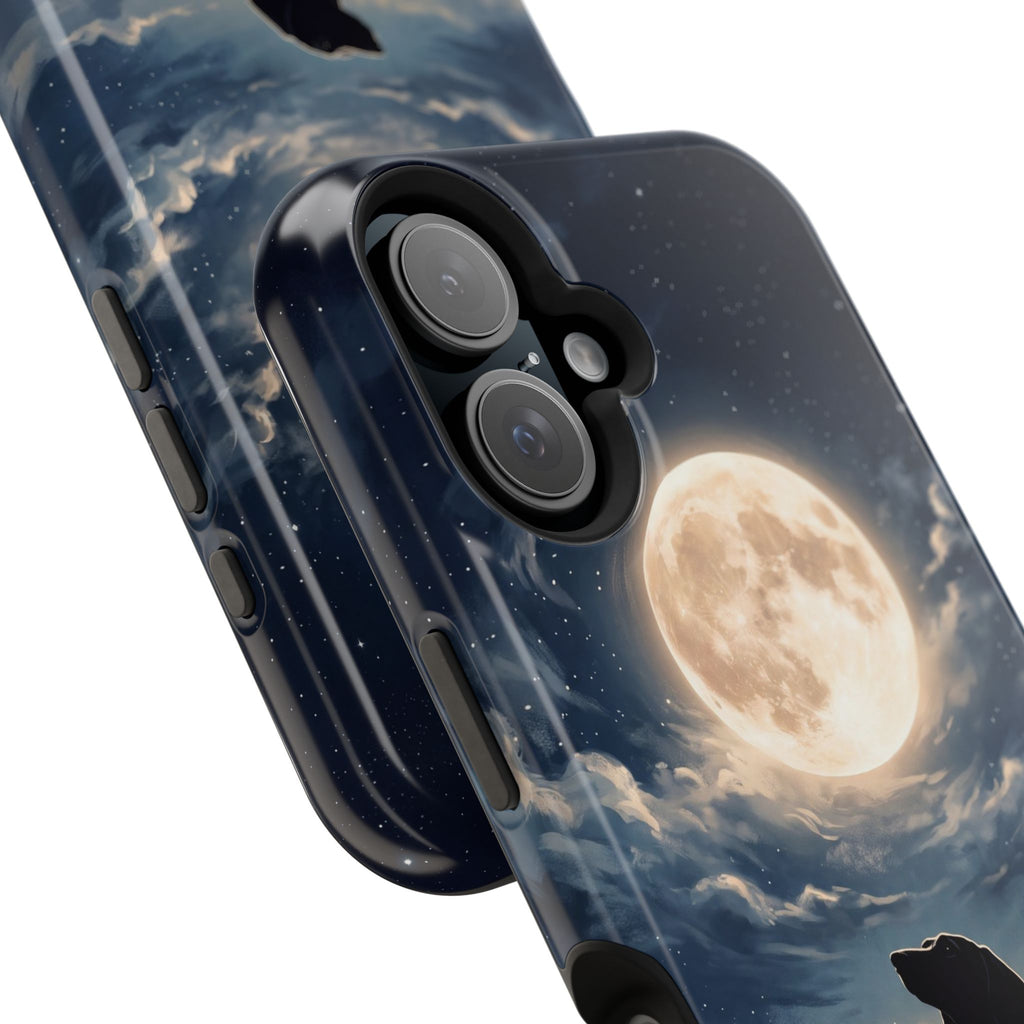 Personalized Dachshund Moonlight Phone Case — Wireless Charging Cover