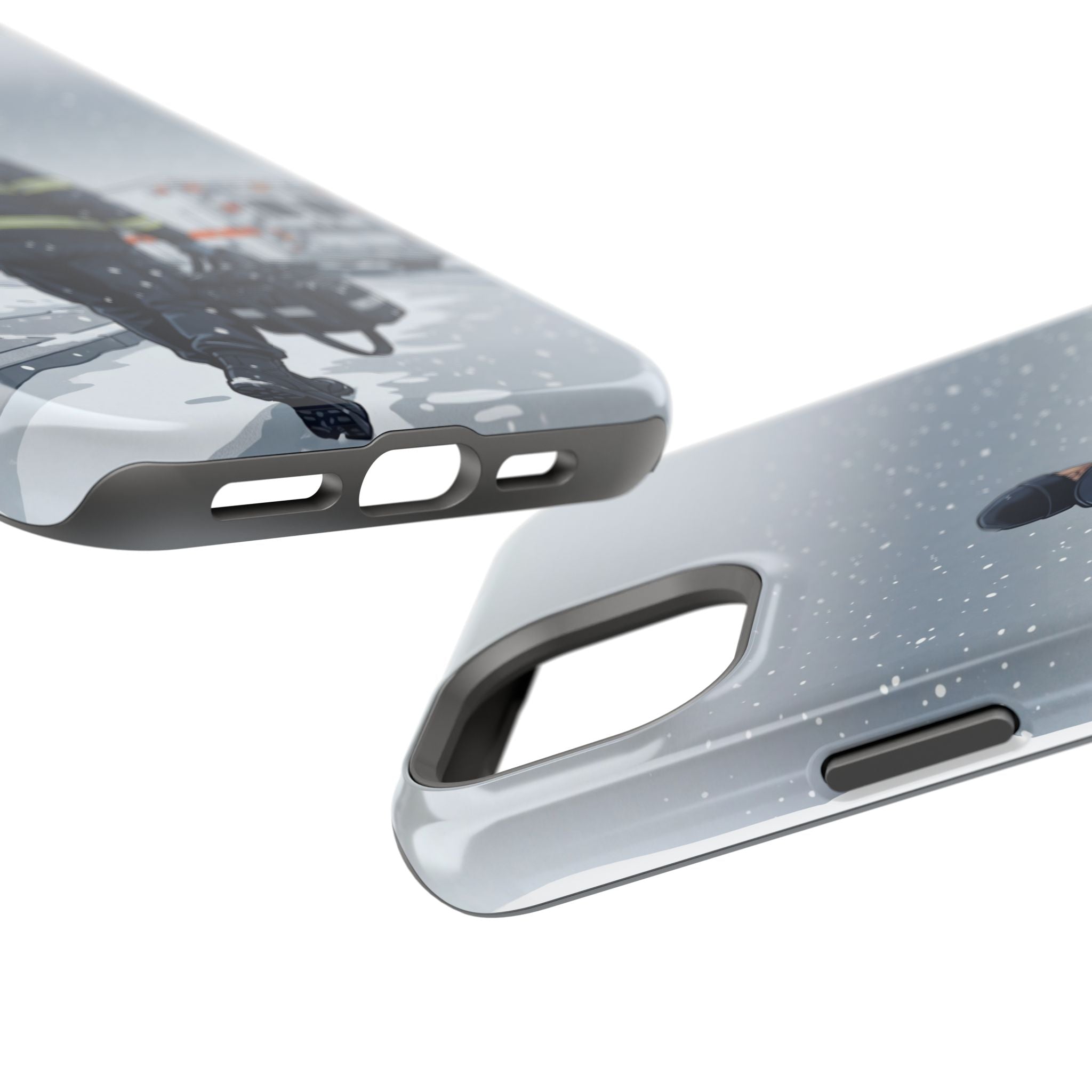 Bold Paramedic/EMT Portrait Phone Case — Magnetic Wireless Charging Cover