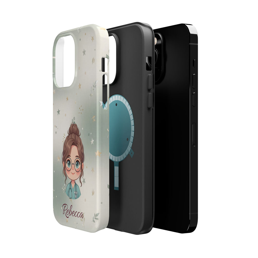 Personalized Starry Nurse Phone Case — Wireless Charging Cover