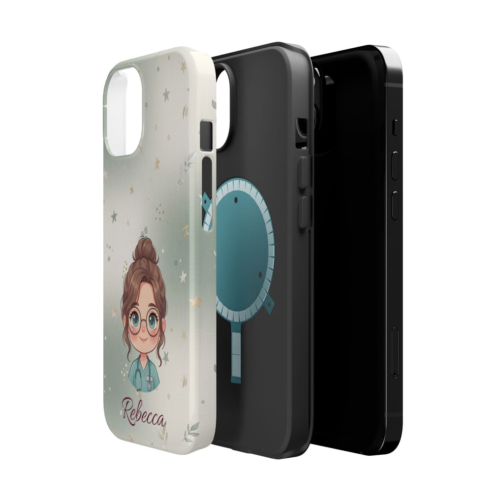 Personalized Starry Nurse Phone Case — Wireless Charging Cover