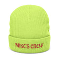 Electrician's Crew Personalized Embroidered Ribbed Knit Beanie