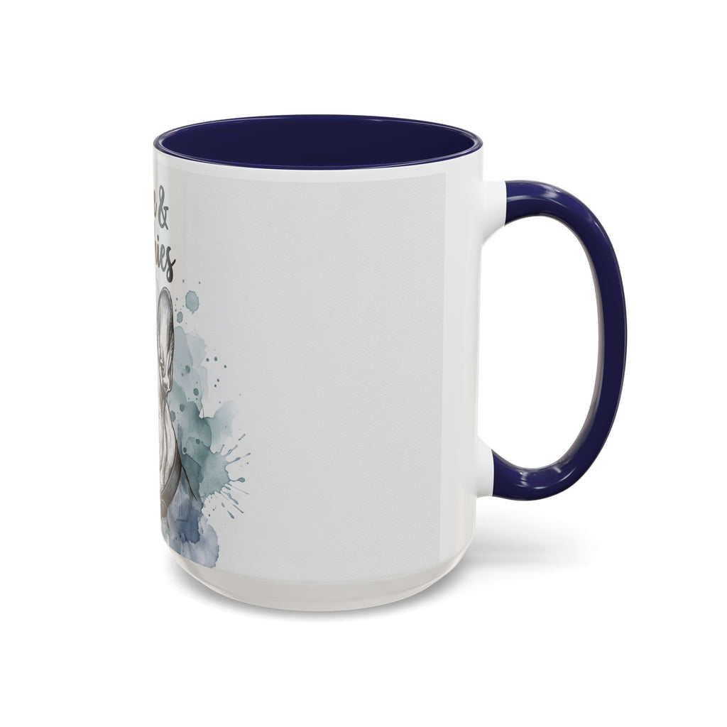 Coffee & Frenchies Mug | French Bulldog Lover Gift | Watercolor Dog Mug