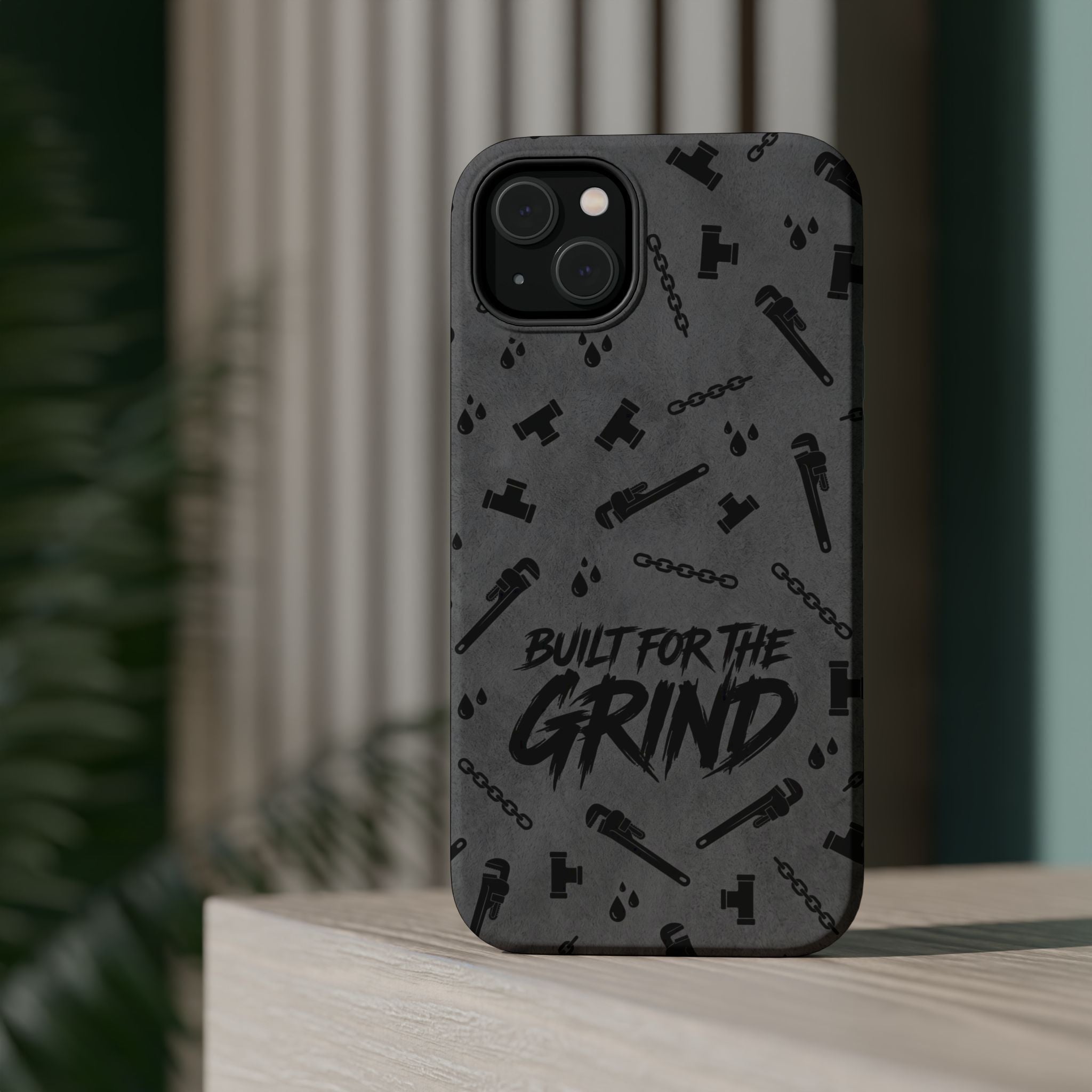 Built for the Grind Phone Case — Plumber Tools Wireless Charging Cover