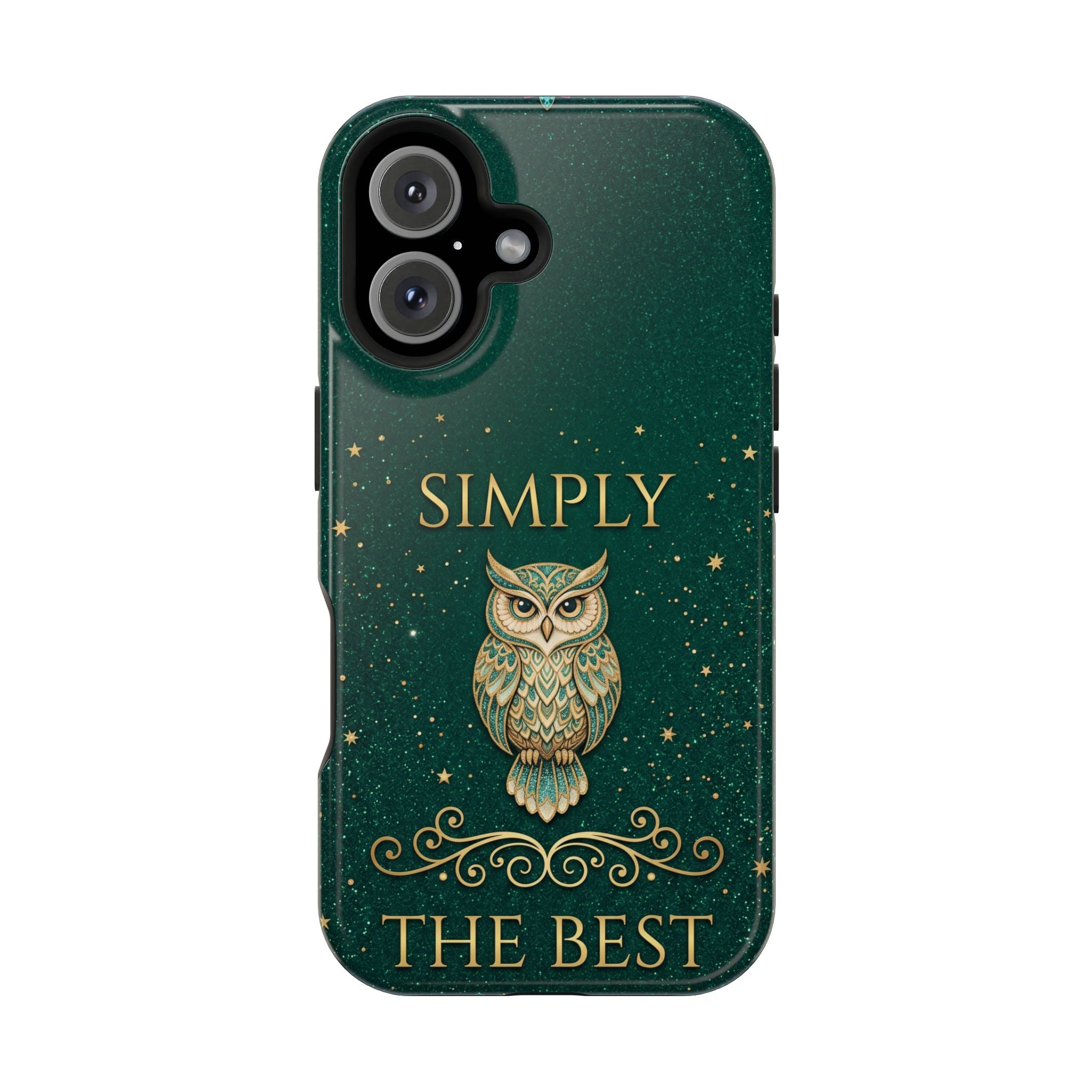 Simply The Best Wise Owl Phone Case — Wireless Charging Cover