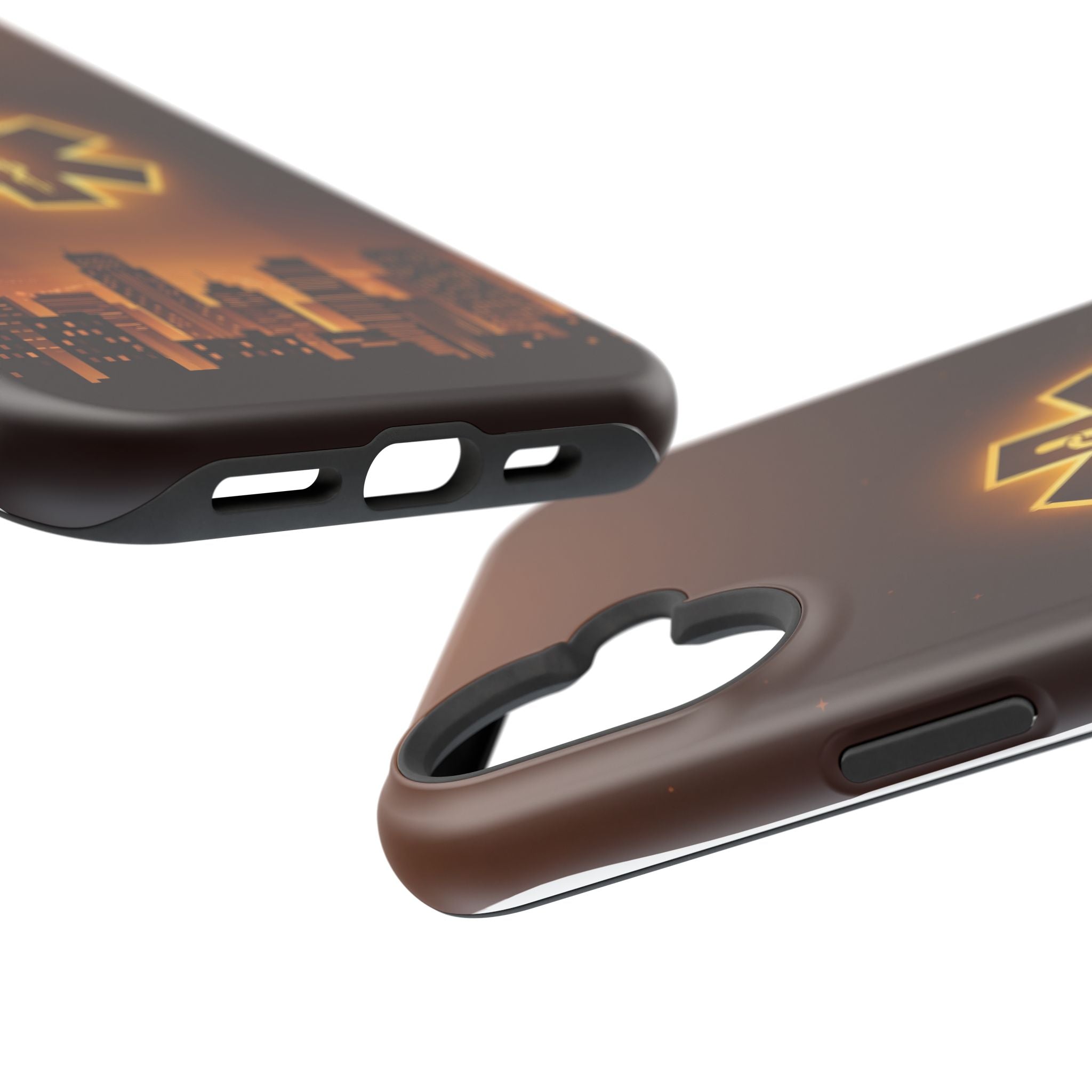 Paramedic/EMT Skyline Phone Case — Magnetic Wireless Charging Cover