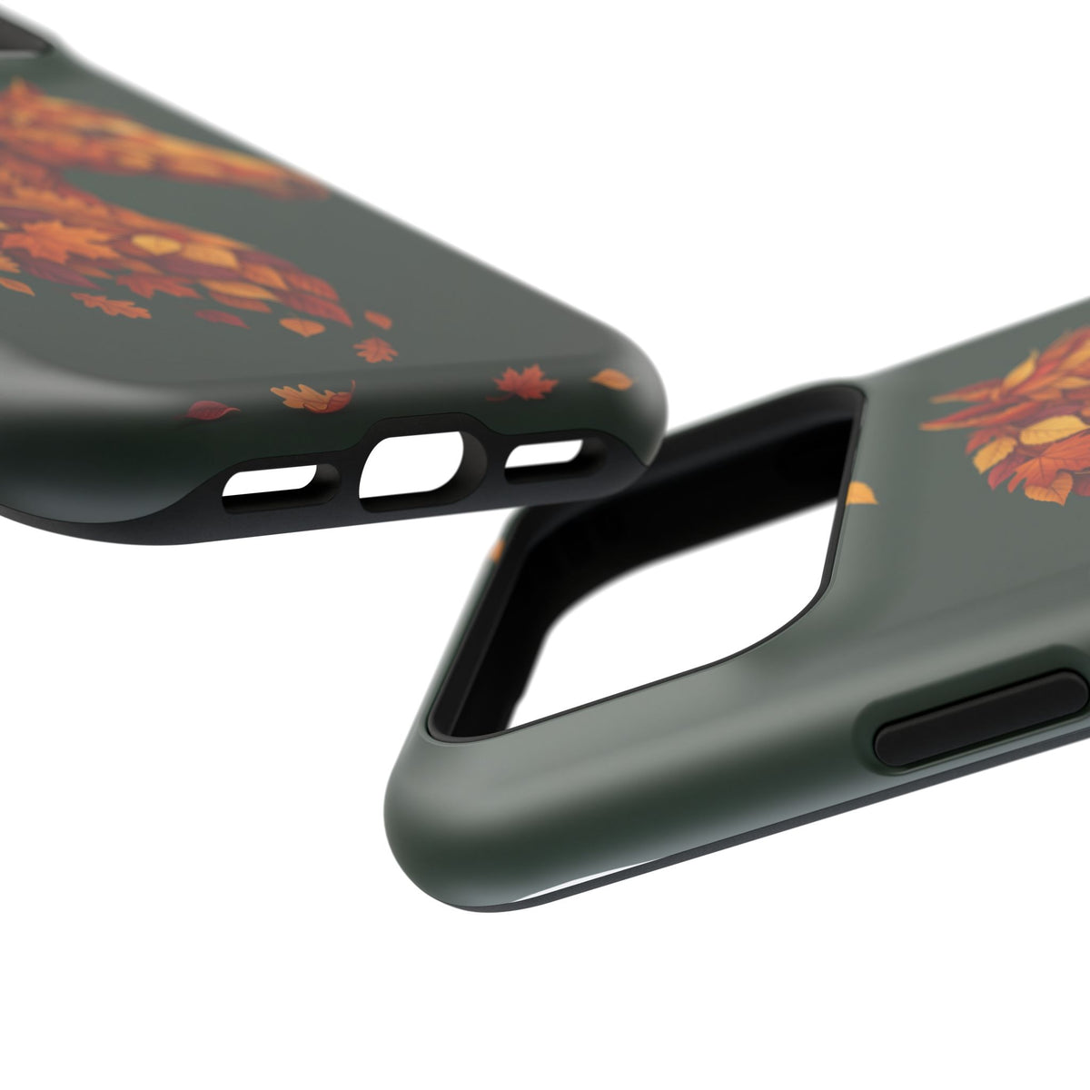 Autumn Leaves Horse Phone Case — Tough Magnetic Case with Wireless Charging