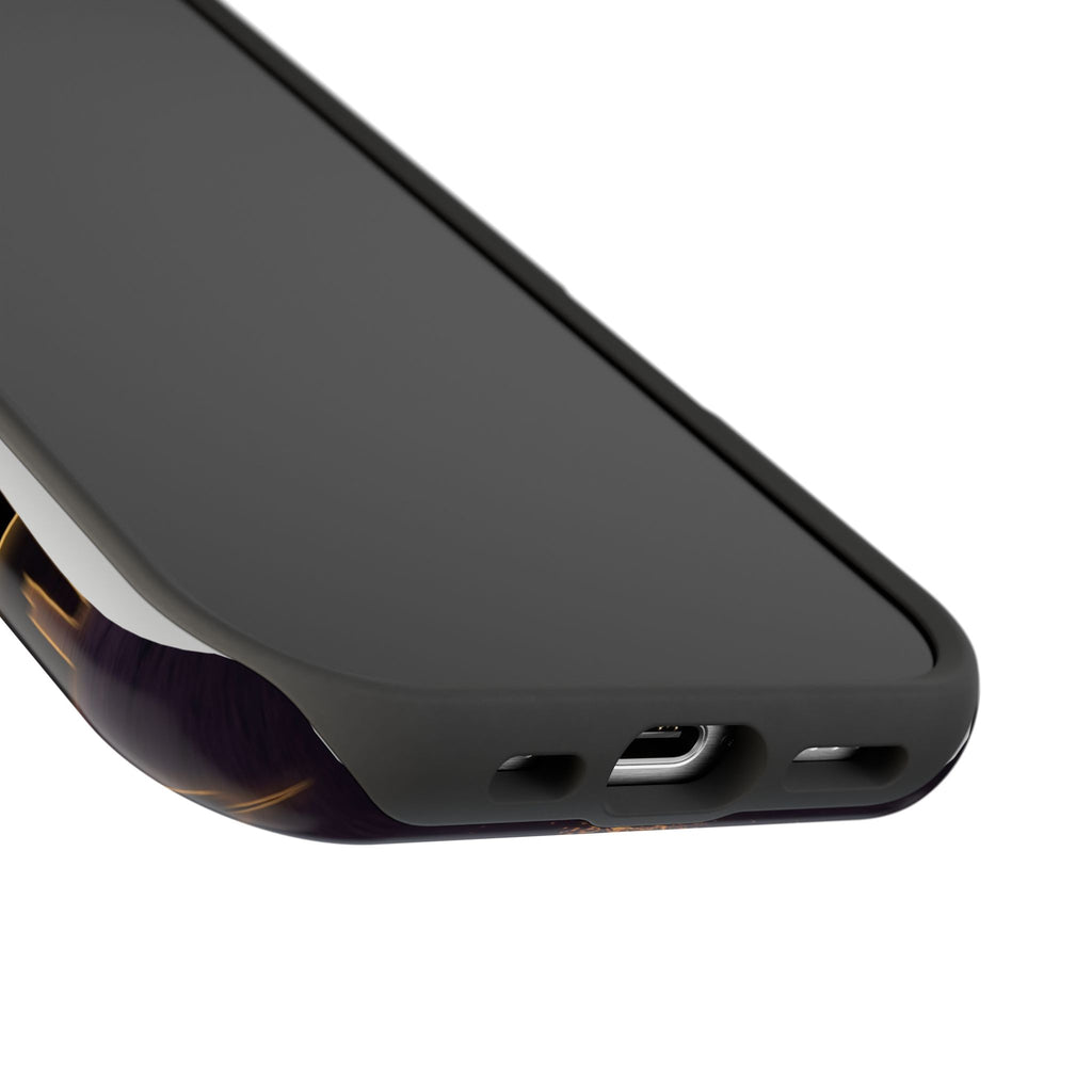 EMS Badge Sunset Skyline Phone Case — Magnetic Wireless Charging Cover