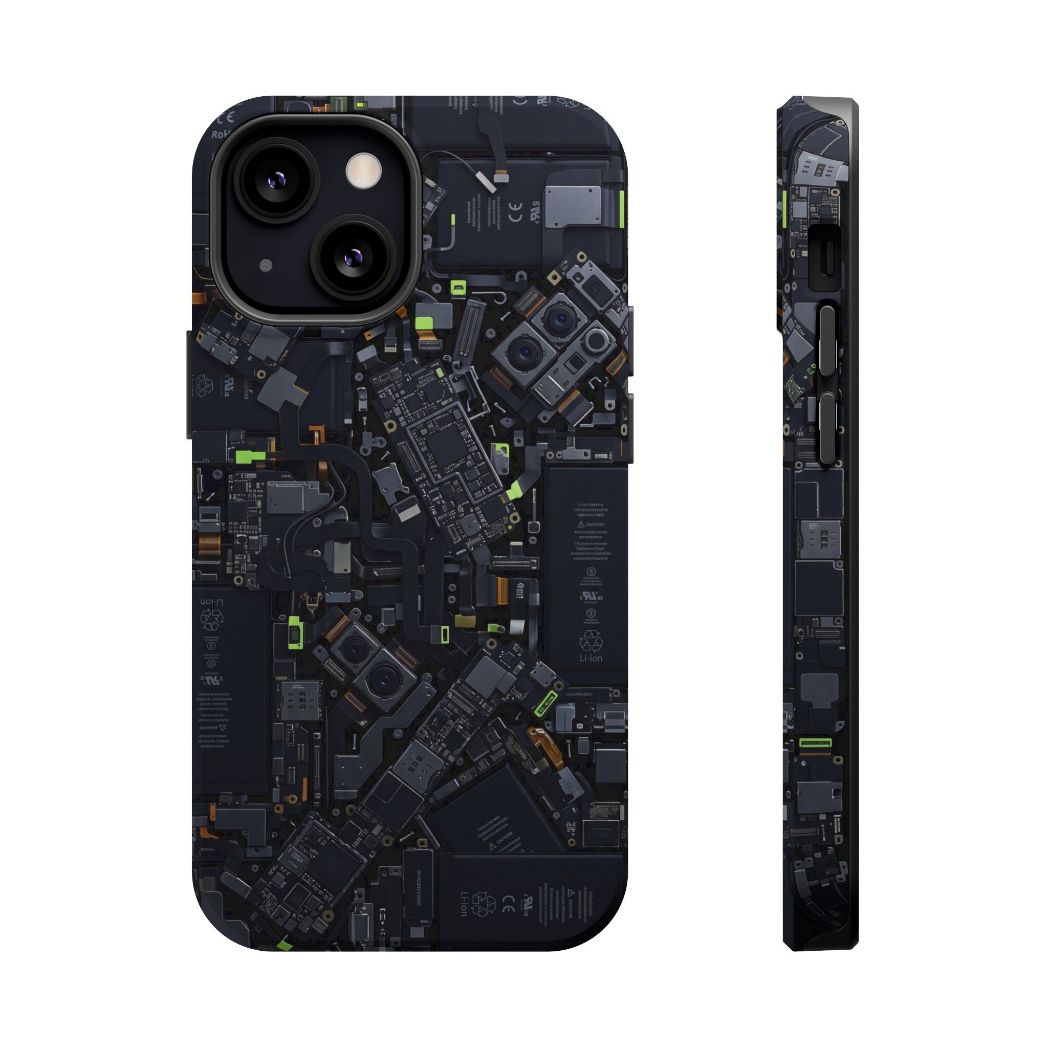 Circuit Core Phone Case — Motherboard Print Wireless Charging Cover