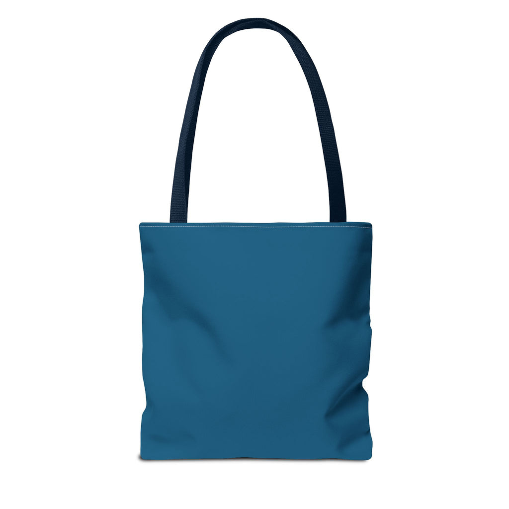 Minimalist Sailboat Tote Bag – Mid-Century Modern Ocean Waves Beach Bag