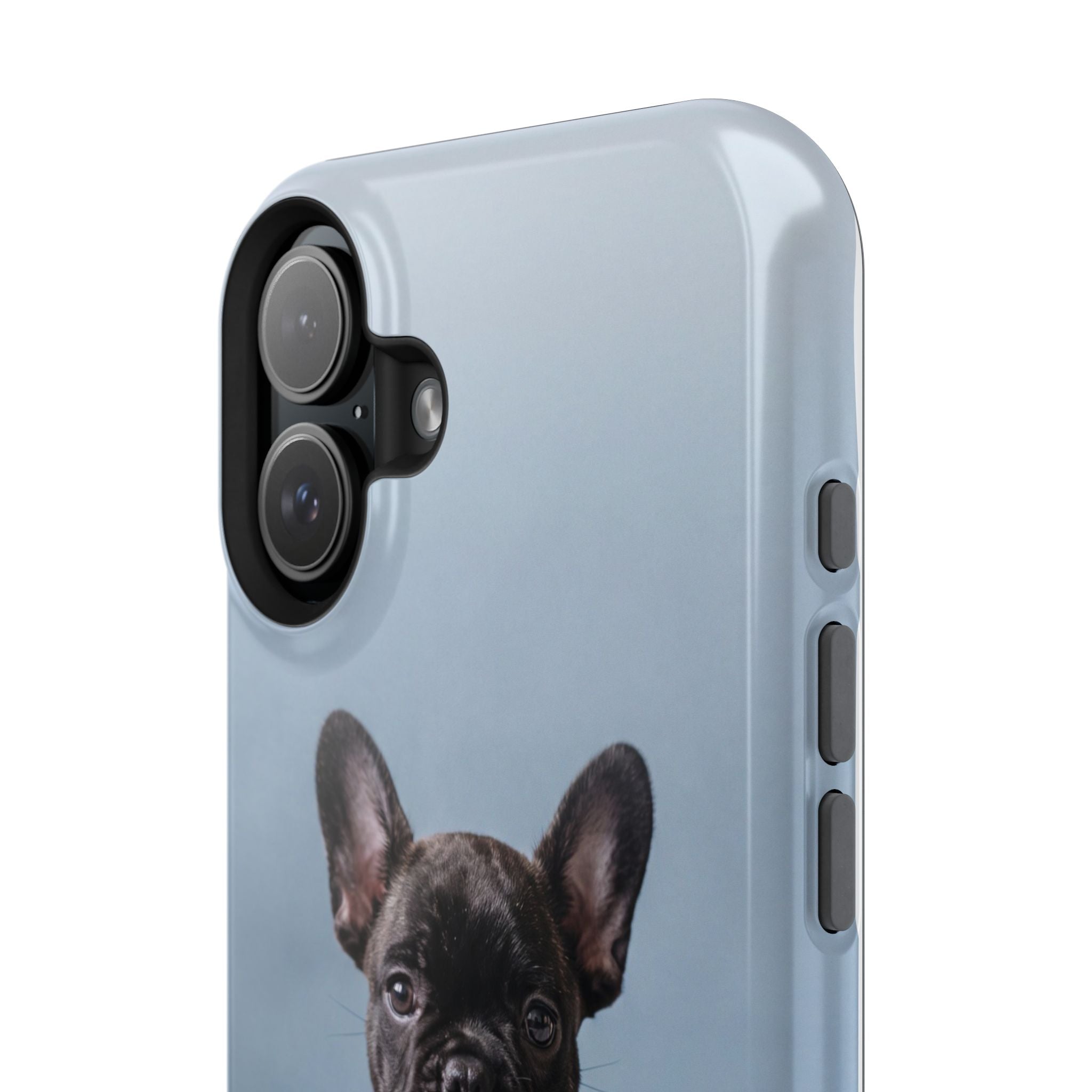 French Bulldog Puppy Phone Case — Impact-Resistant Wireless Charging Cover