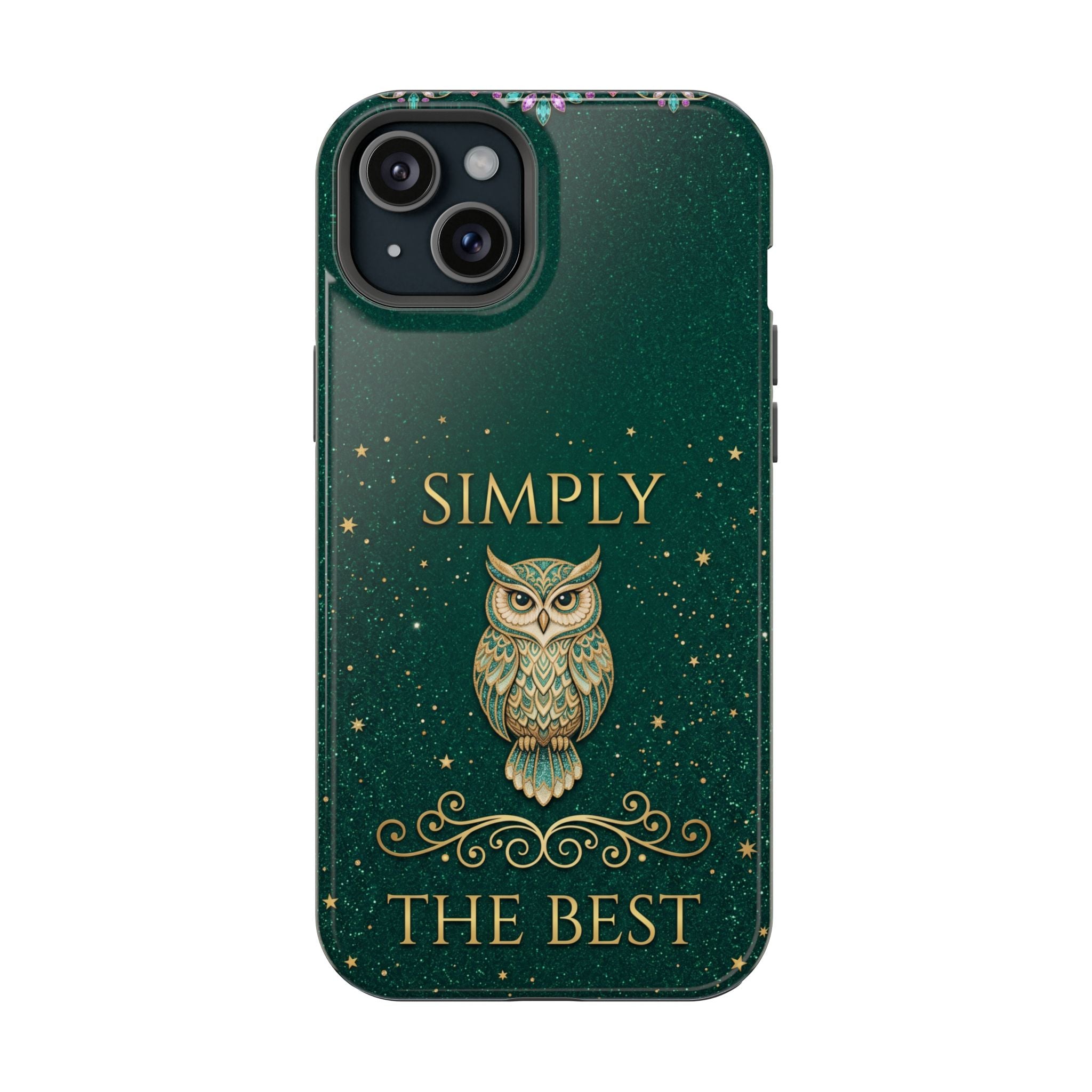 Simply The Best Wise Owl Phone Case — Wireless Charging Cover