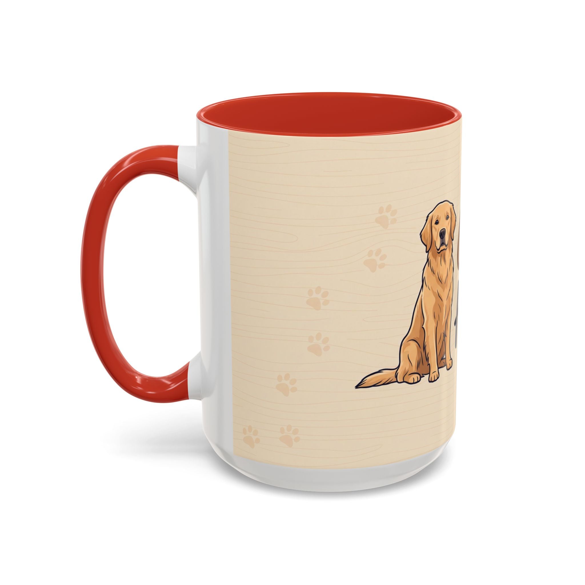 Golden Hearted Mug | Golden Retriever Lover Gift | Cute Dog Coffee Mug