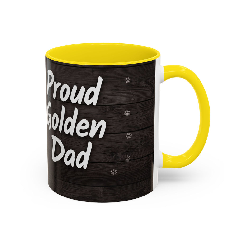 Proud Golden Dad Mug | Golden Retriever Lover Gift | Dog Dad Coffee Mug