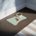 Personalized Dachshund Pet Feeding Mat — Custom Name & Photo Dog Placemat