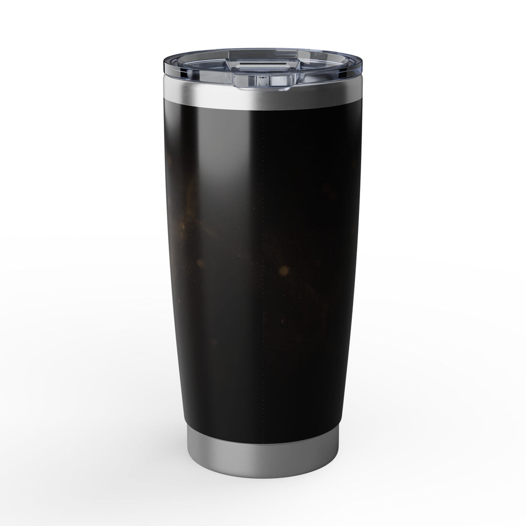 Sailing Personalized Tumbler | Gold Smoke Art — 20 oz Stainless Travel Mug
