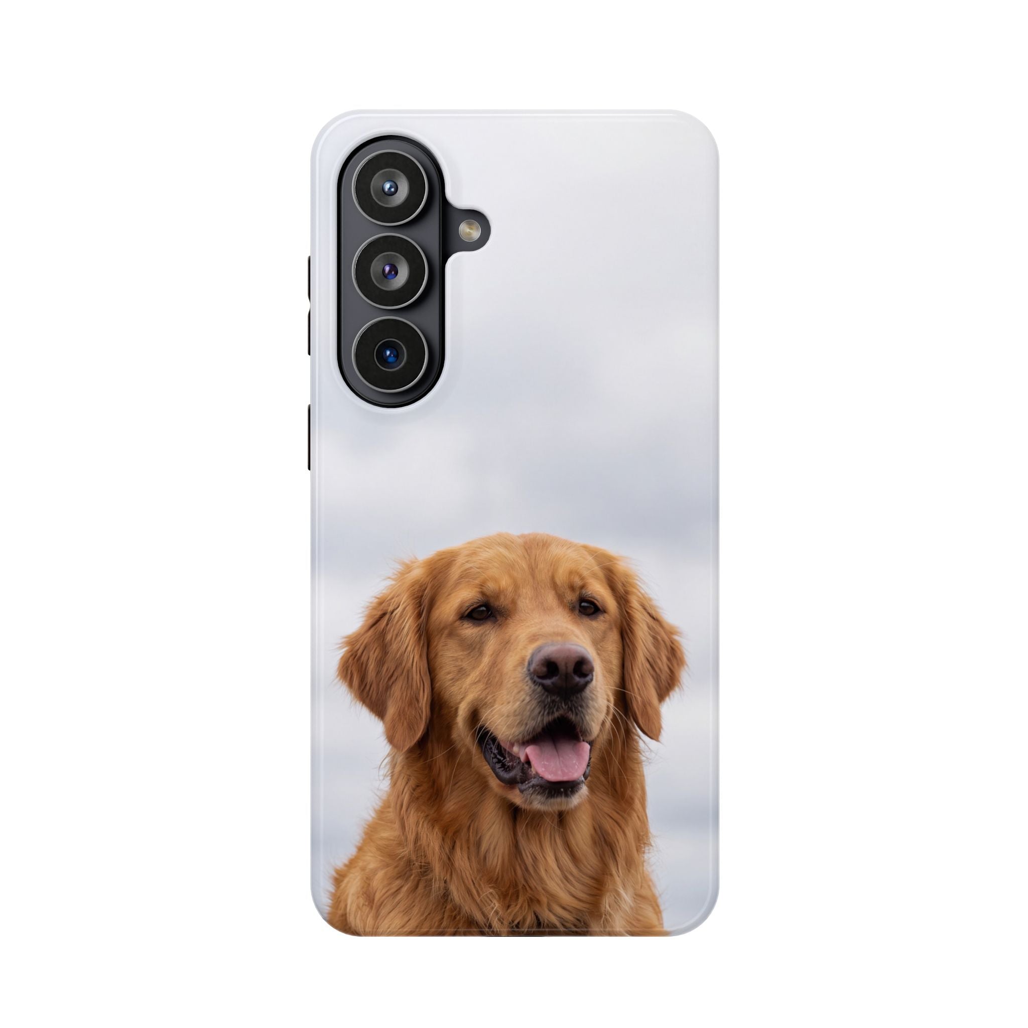 Golden Retriever Phone Case — Impact-Resistant Wireless Charging Cover