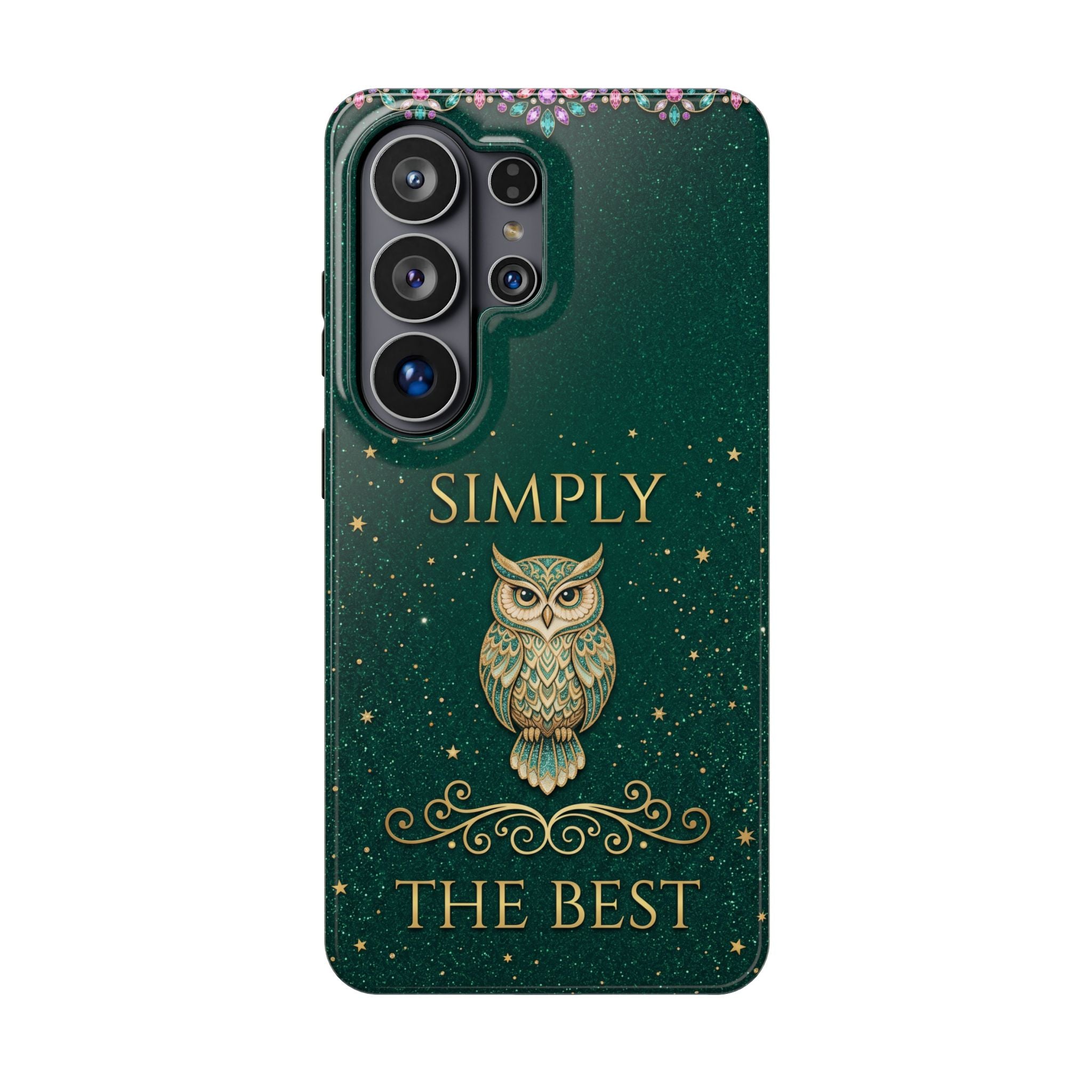 Simply The Best Wise Owl Phone Case — Wireless Charging Cover