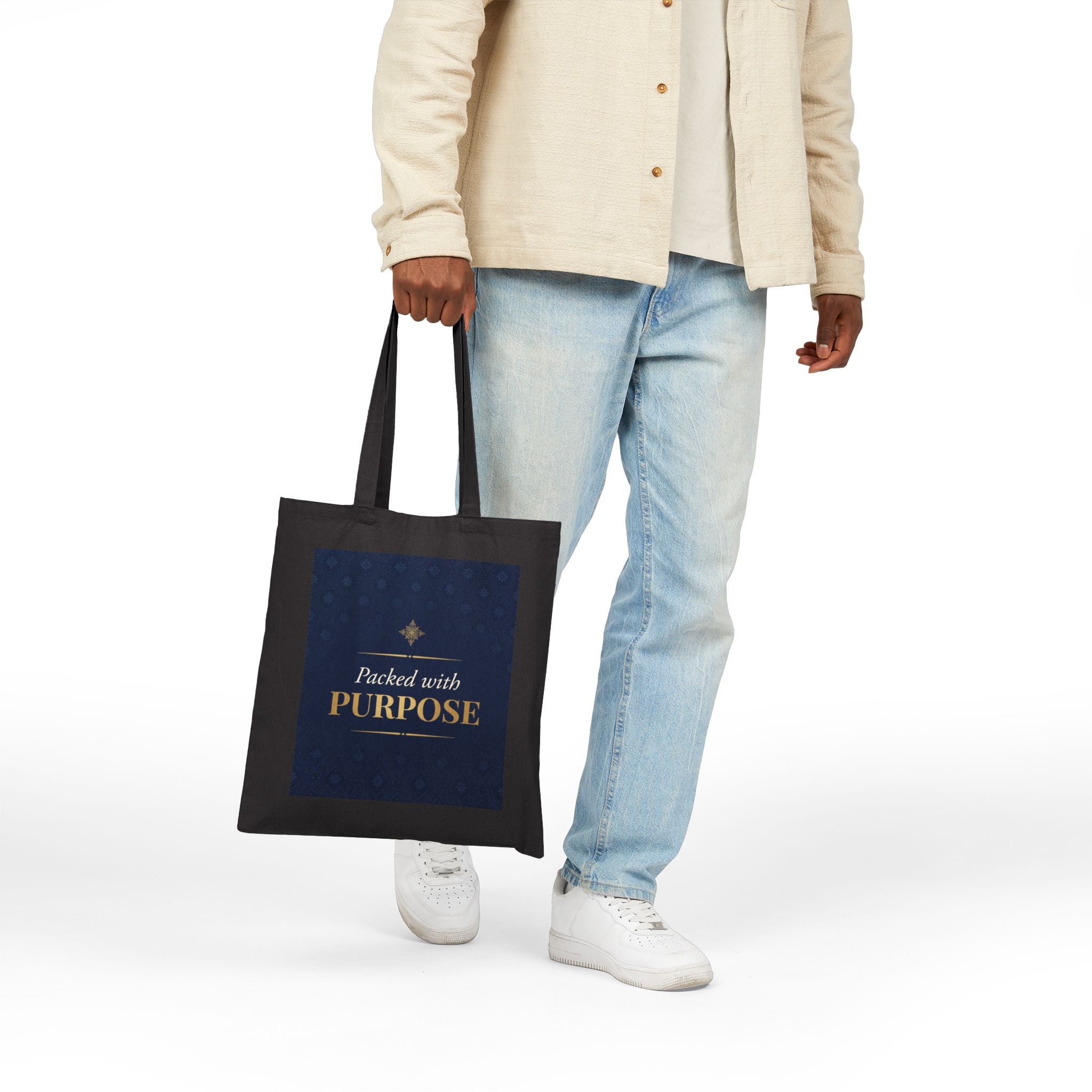 Nurse Tote Bag – Packed with purpose – Cotton Canvas Tote Bag for Nurses