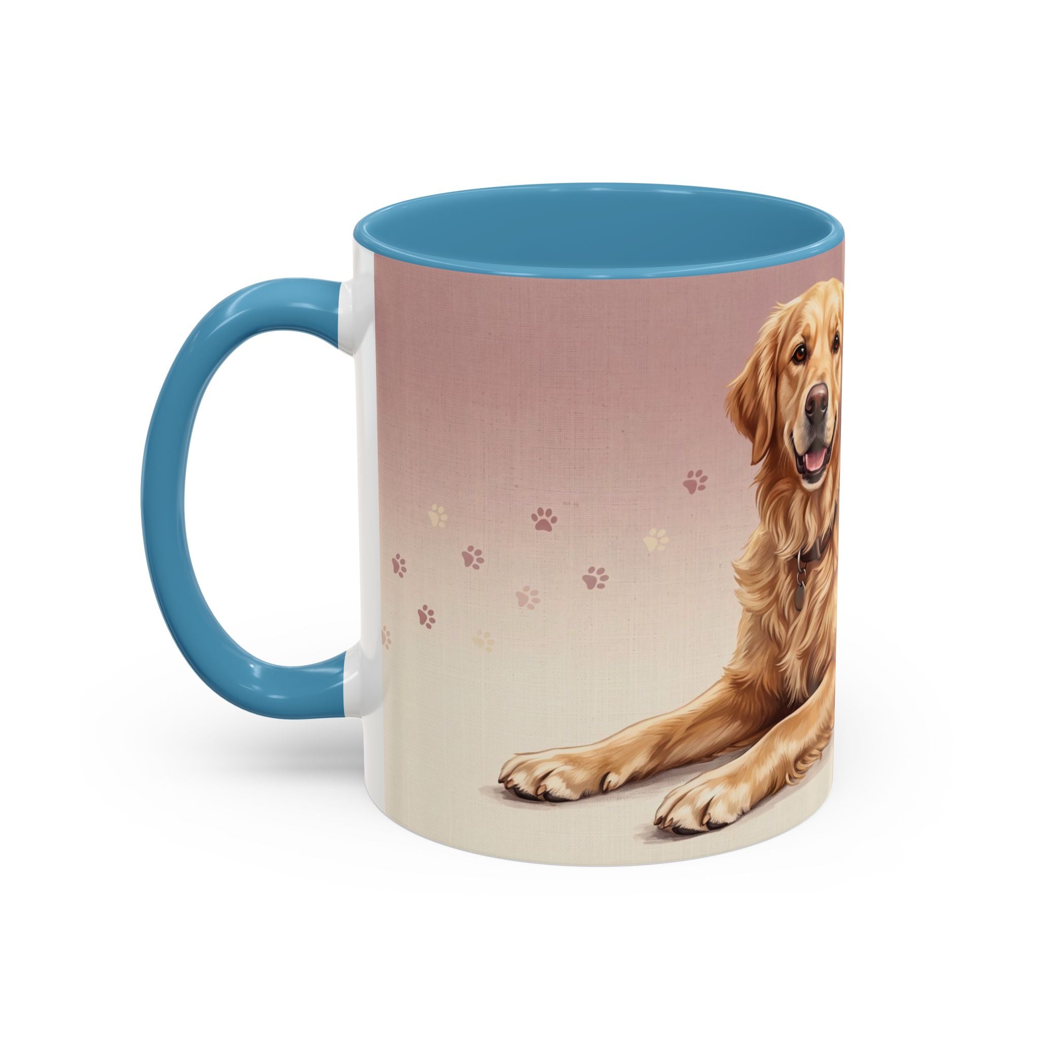 Golden Retriever Lying Down Mug | Golden Retriever Lover Gift | Cute Dog Coffee Mug