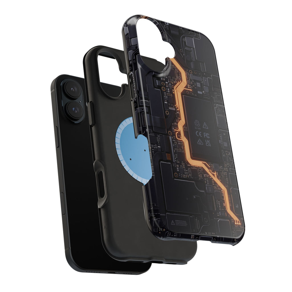 Electrician Circuit Bolt Phone Case — Impact-Resistant Wireless Charging Cover