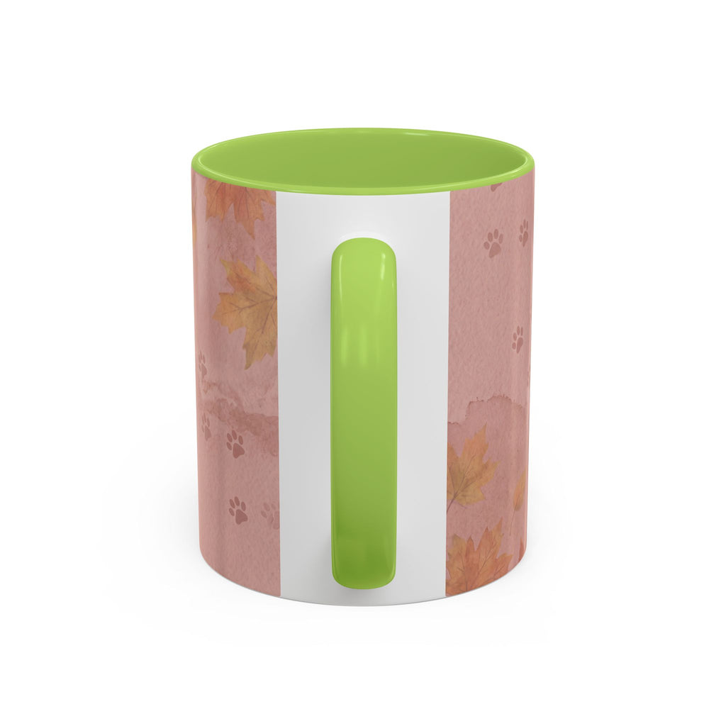Dachshund Lover Mug | Long-Haired Wiener Dog with Plaid Bandana, Dusty Rose Watercolor Dog Gift