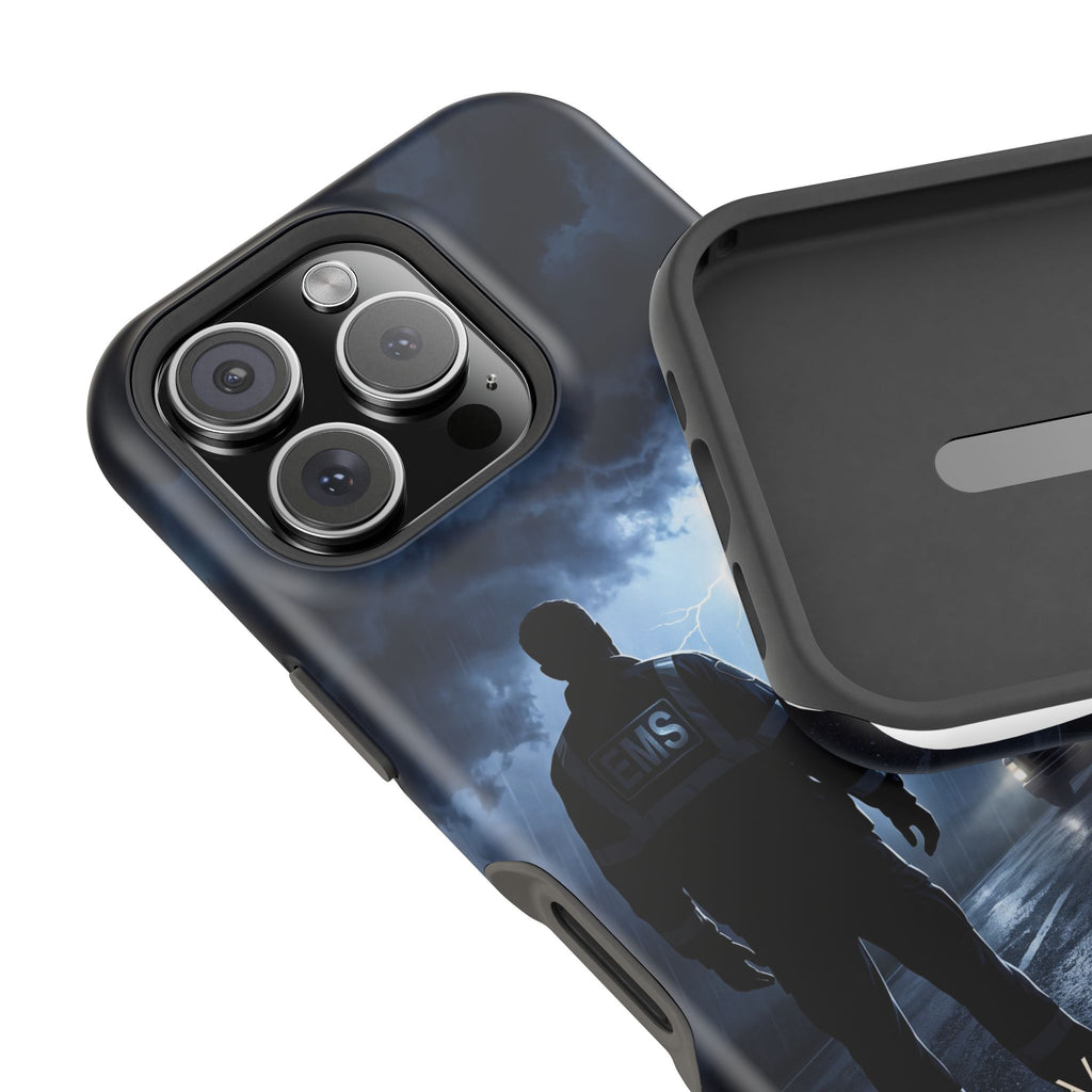 Personalized Lightning Storm EMS Phone Case — Wireless Charging Cover