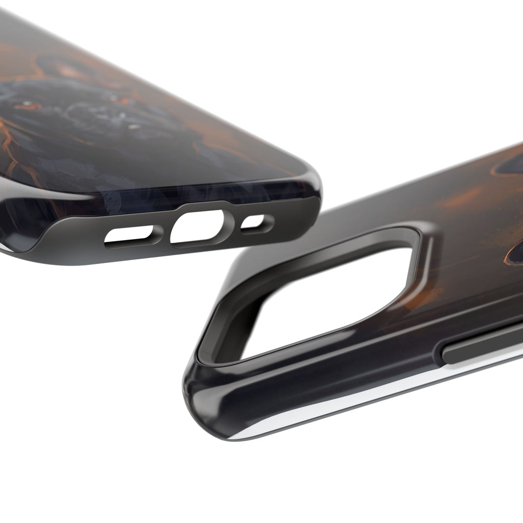 French Bulldog Portrait Phone Case — Impact-Resistant Wireless Charging Cover