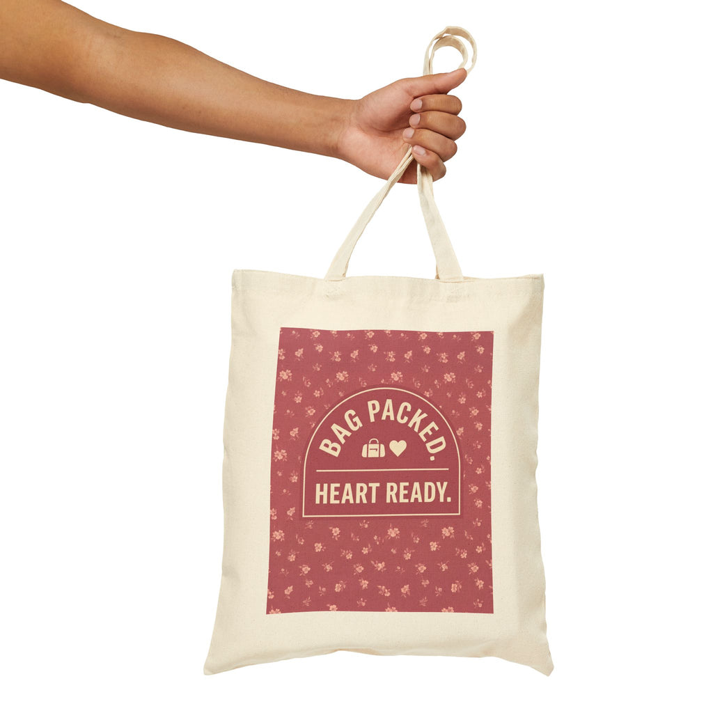 Nurse Tote Bag – Bag packed Heart ready – Cotton Canvas Tote Bag for Nurses