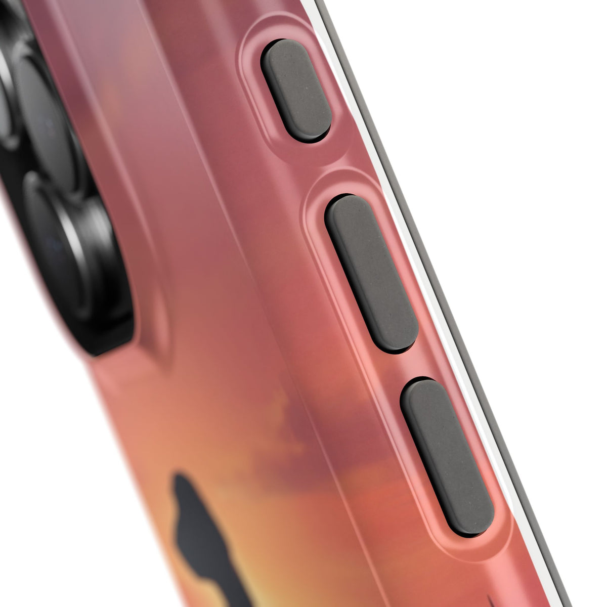 Personalized Dachshund Rooftop Sunset Phone Case — Wireless Charging Cover