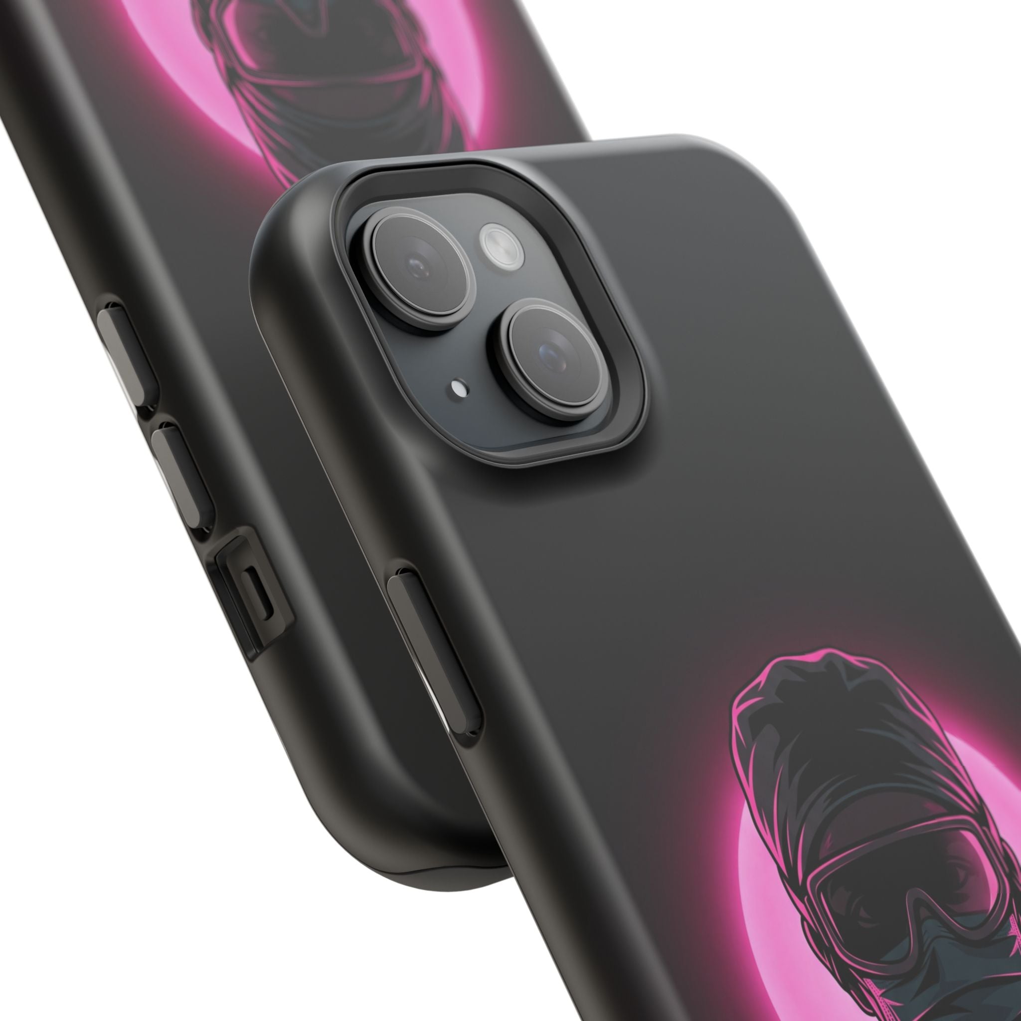 Nurse Portrait Phone Case — Navy Wireless Charging Cover