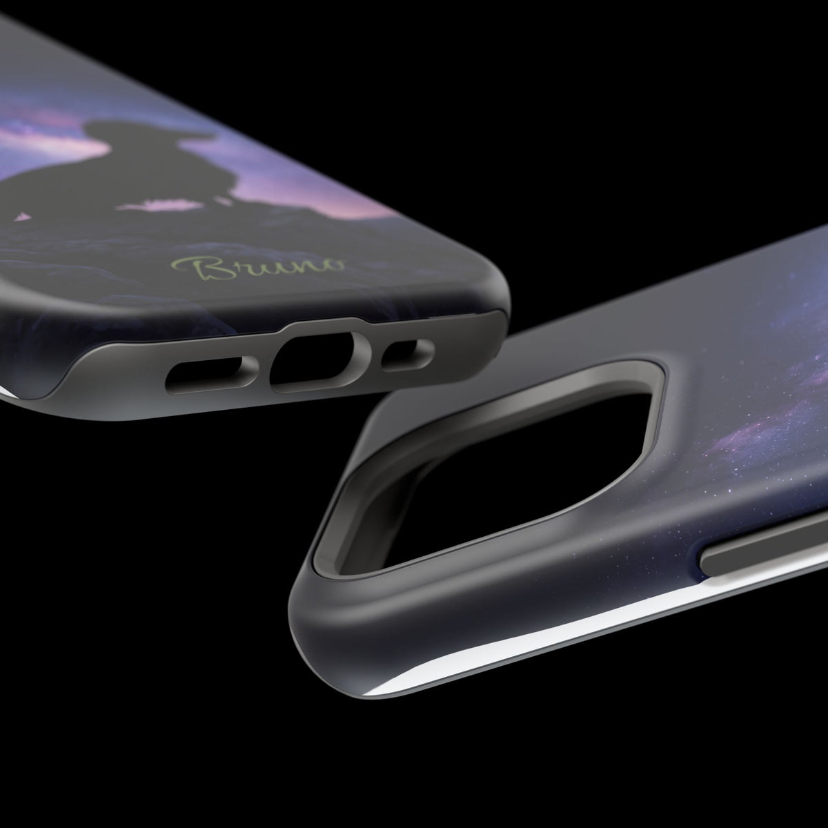 Personalized Dachshund Starry Night Phone Case — Wireless Charging Cover