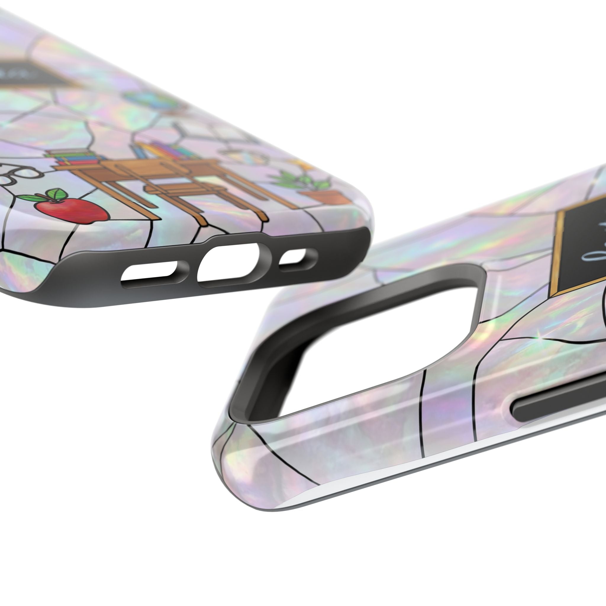 Personalized Teacher Phone Case — Impact-Resistant Wireless Charging Cover