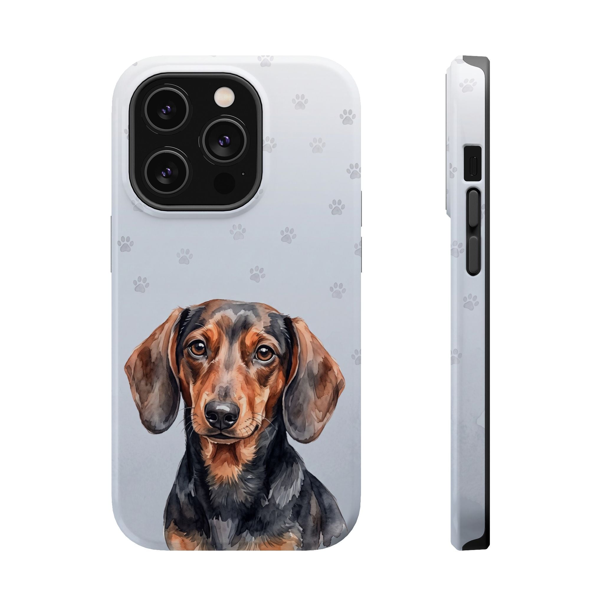 Dachshund Phone Case — Impact-Resistant Wireless Charging Cover