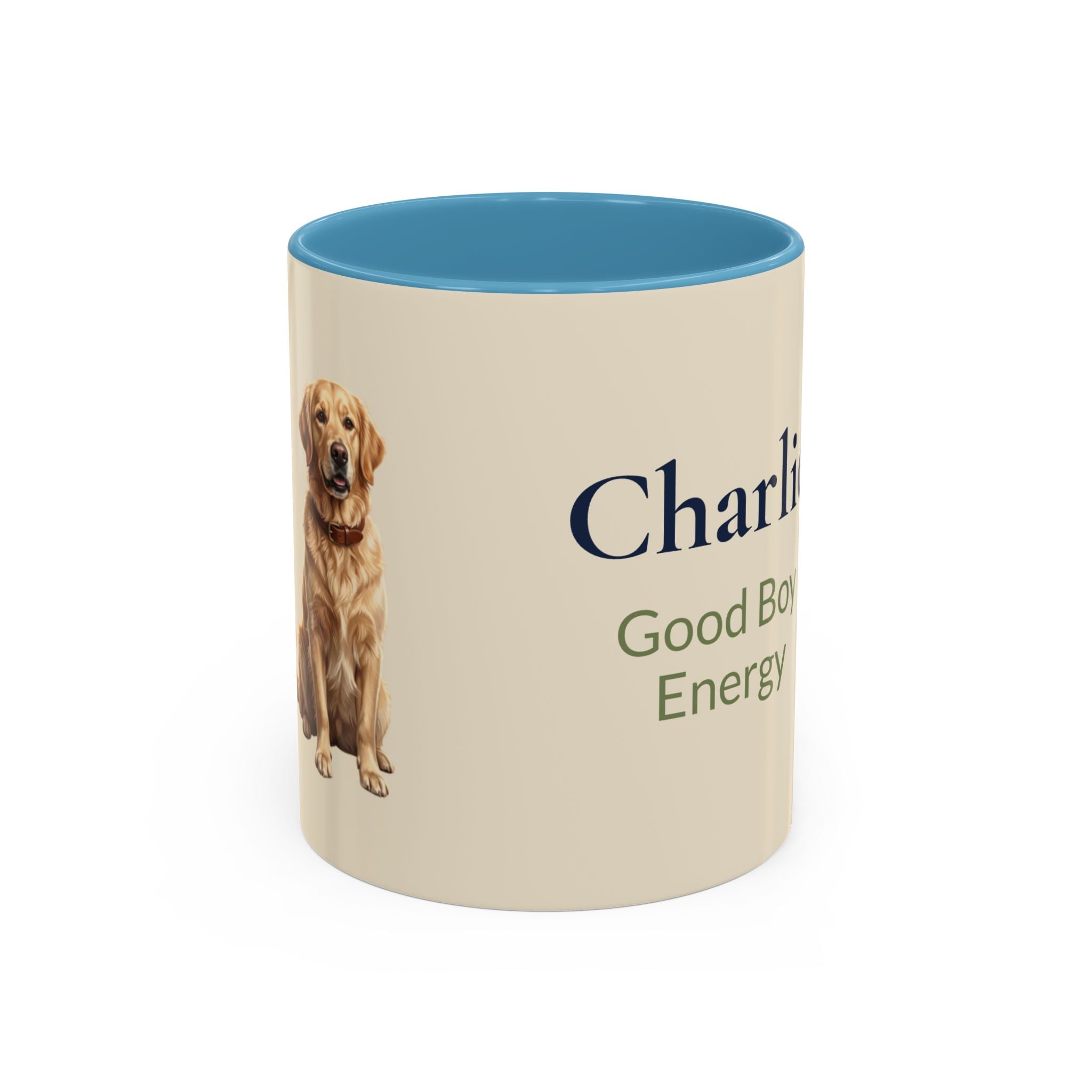 Personalized Golden Retriever Mug | Custom Name & Message Dog Mom Dad Coffee Mug