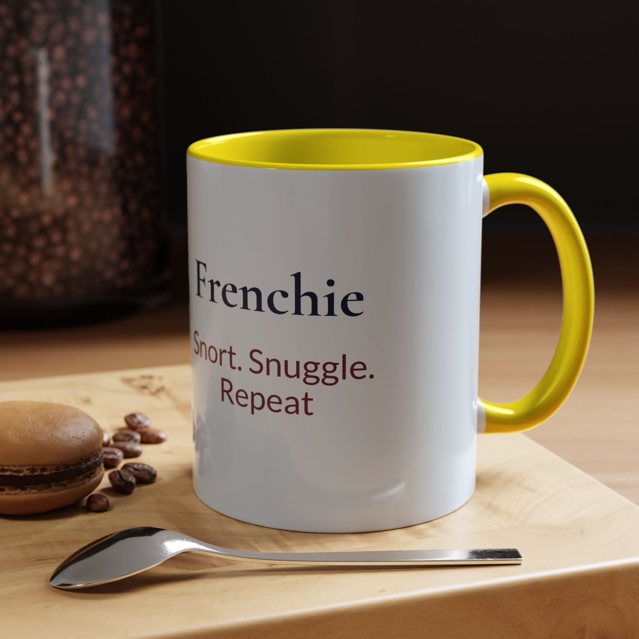 Personalized Frenchie Mug | Custom Name Mug | French Bulldog Gift | Frenchie Lover Coffee Cup