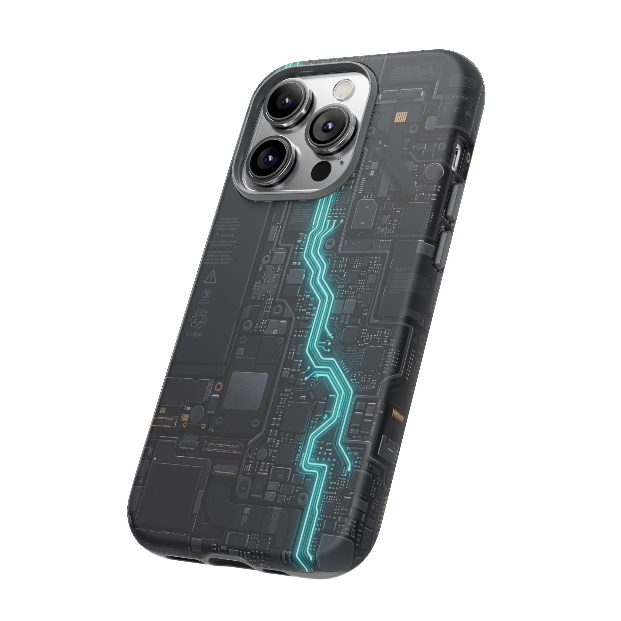 Electrician Cyan Circuit Phone Case - Samsung & iPhone Series