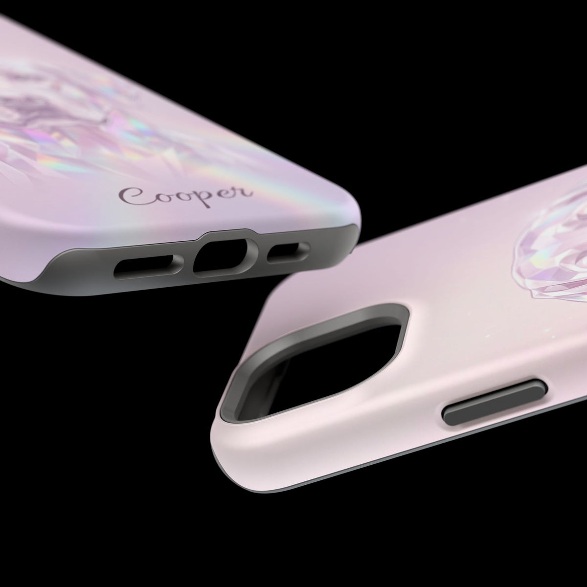 Personalized Crystal Prism Labrador Phone Case — Tough Magnetic Case with Wireless Charging