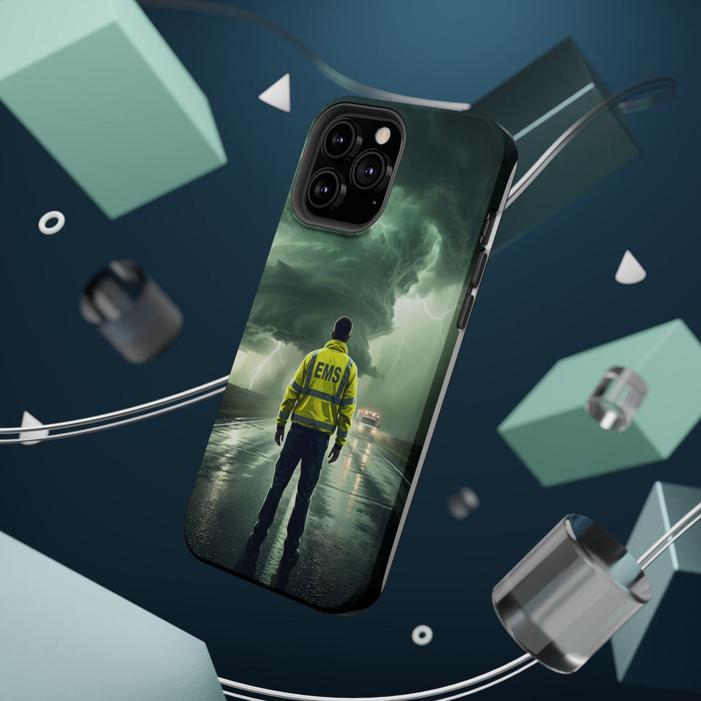 EMS Green Storm Phone Case — Magnetic Wireless Charging Cover