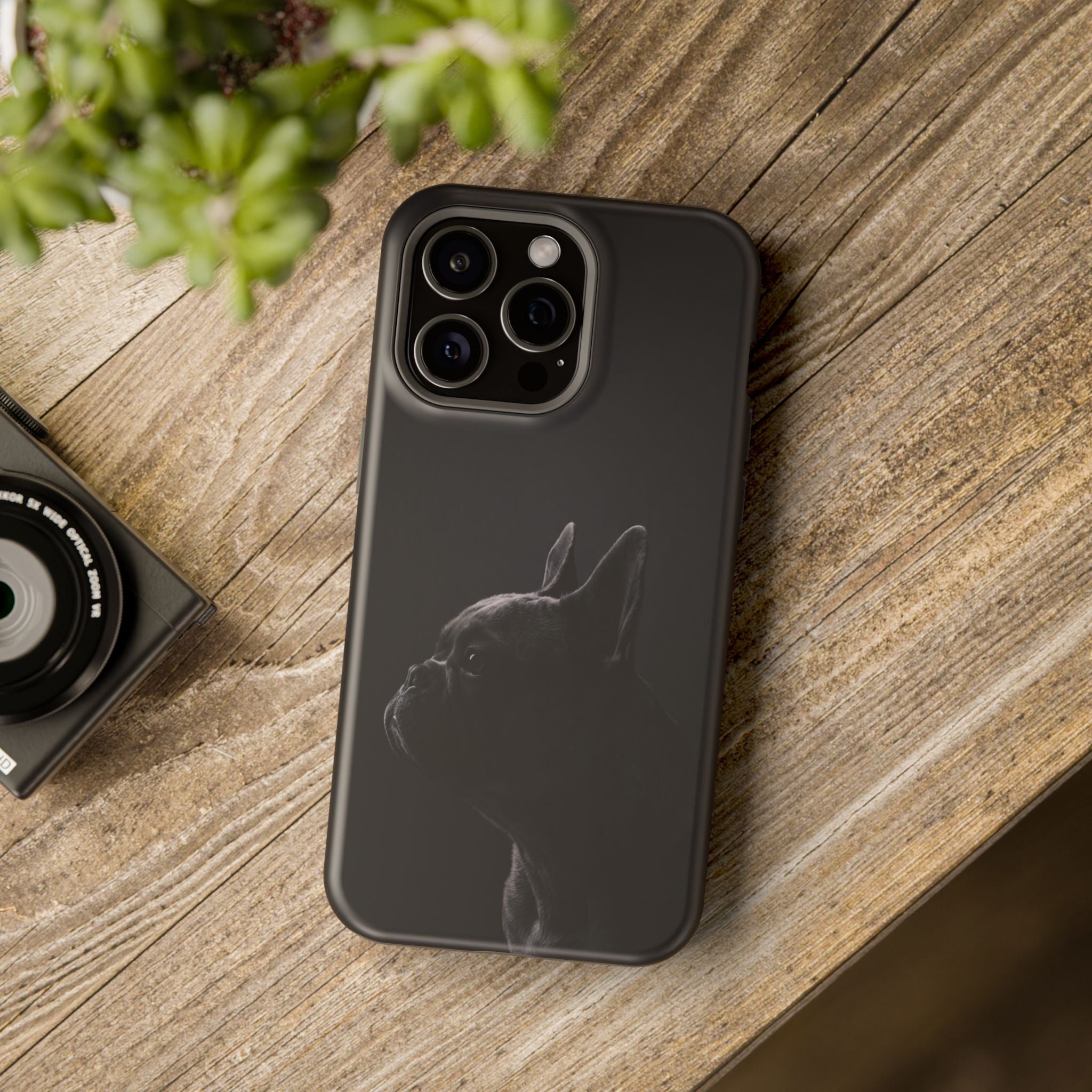 French Bulldog Phone Case — Impact-Resistant Wireless Charging Cover