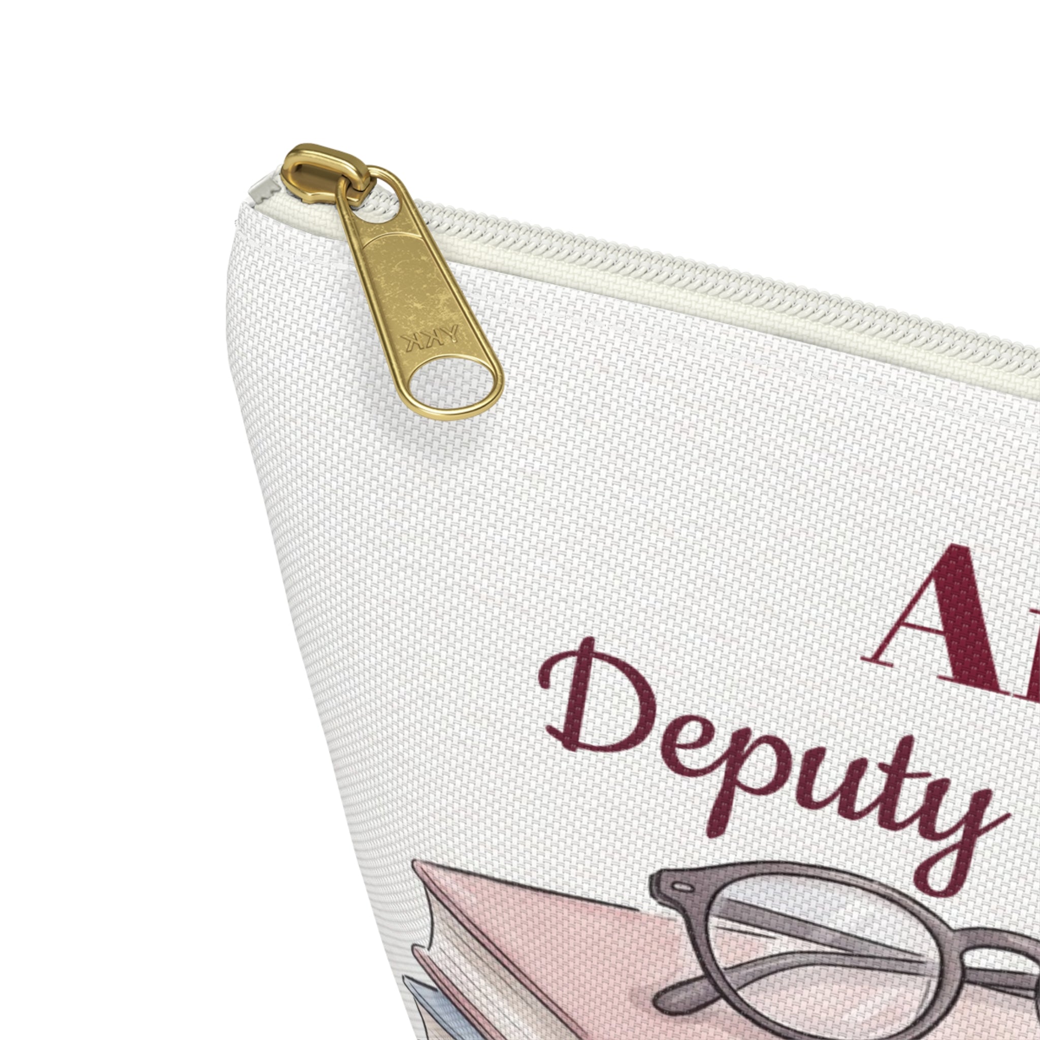 Personalized Teacher Gift Pouch – Custom Name Cosmetic Bag for Headteachers & Teachers