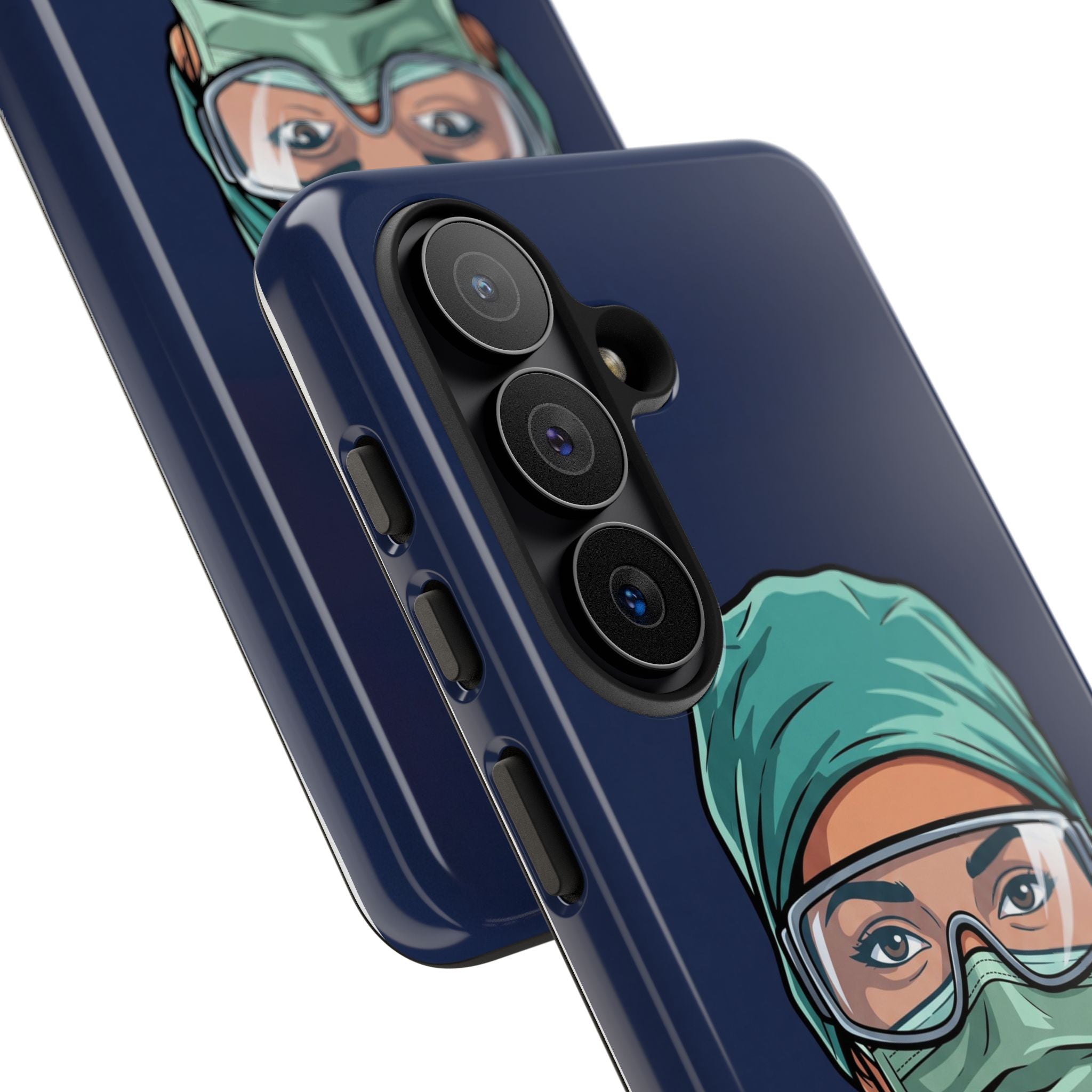 Nurse Illustrated Portrait Phone Case | iPhone & Samsung