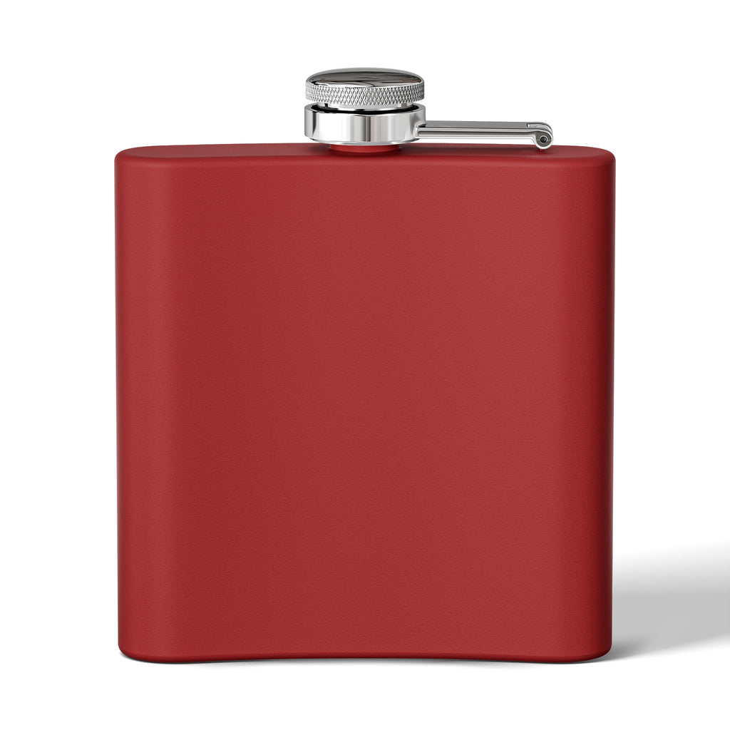 Flask — "Certified Journeyman: Powering Through" 6oz Stainless Steel Hip Flask