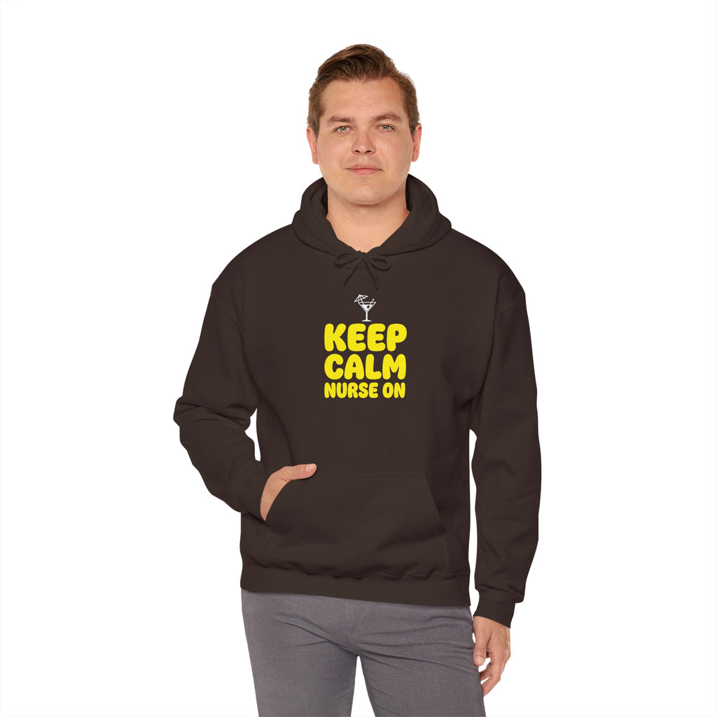Keep Calm Nurse On Hoodie — Funny Nurse Graphic Pullover