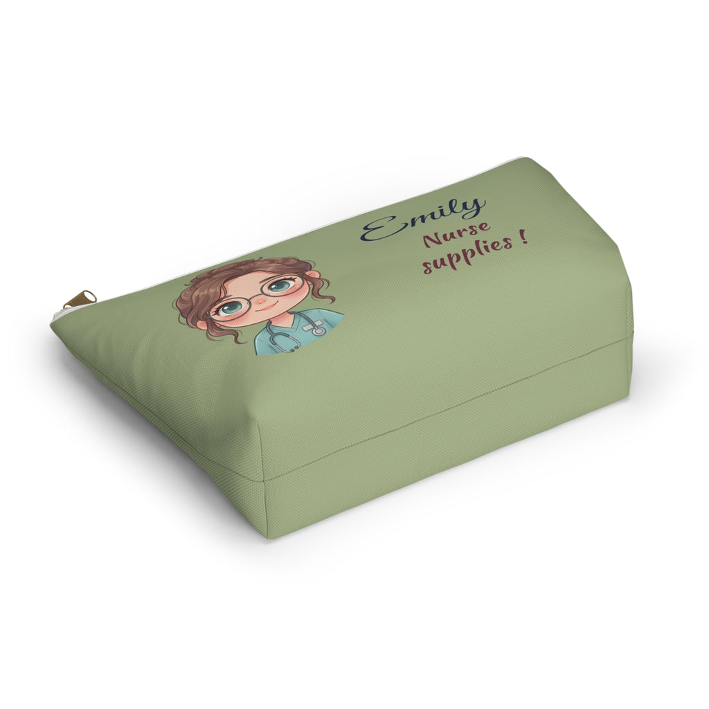 Personalized Nurse Pouch – Custom Name and Text Cosmetic Bag