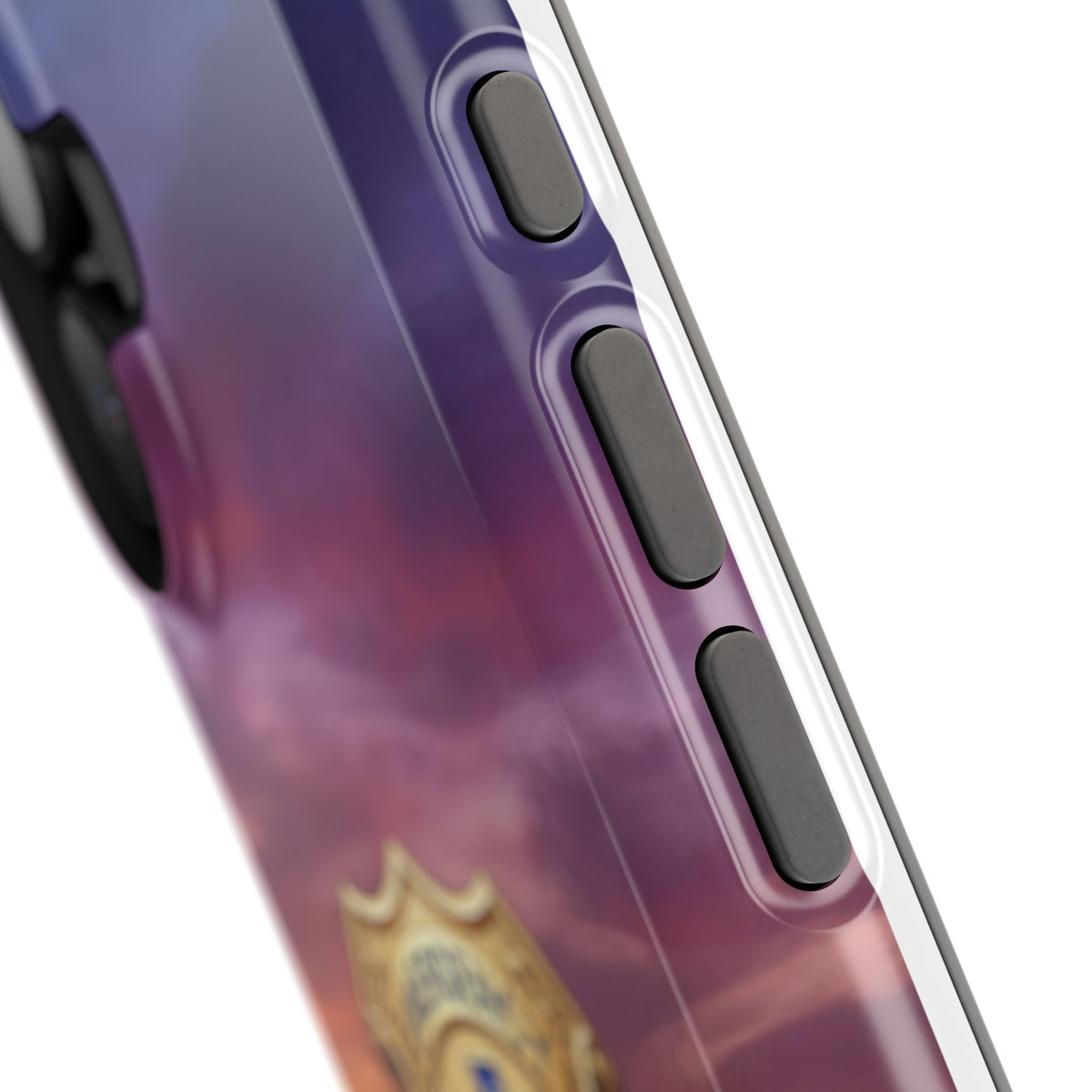 EMS Badge Sunset Skyline Phone Case — Magnetic Wireless Charging Cover