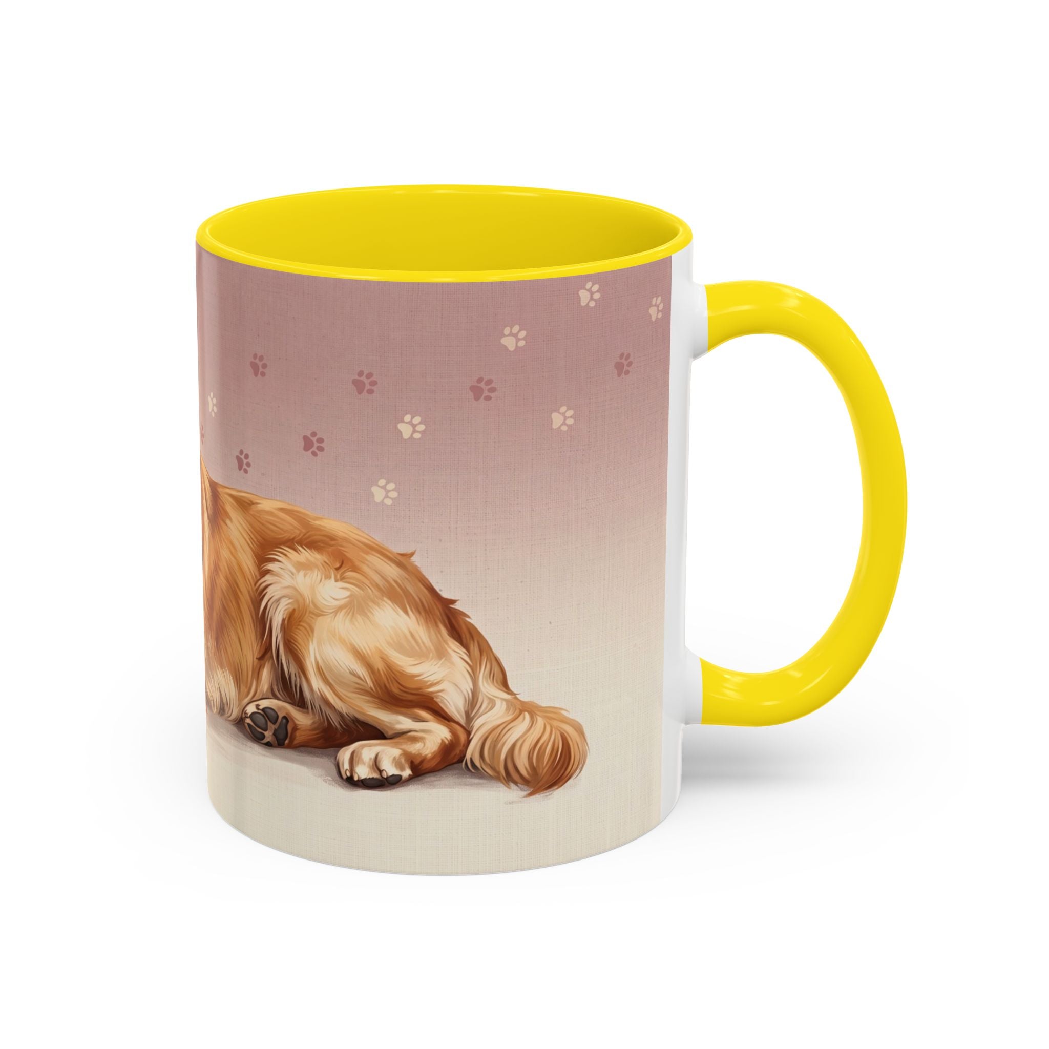 Golden Retriever Lying Down Mug | Golden Retriever Lover Gift | Cute Dog Coffee Mug